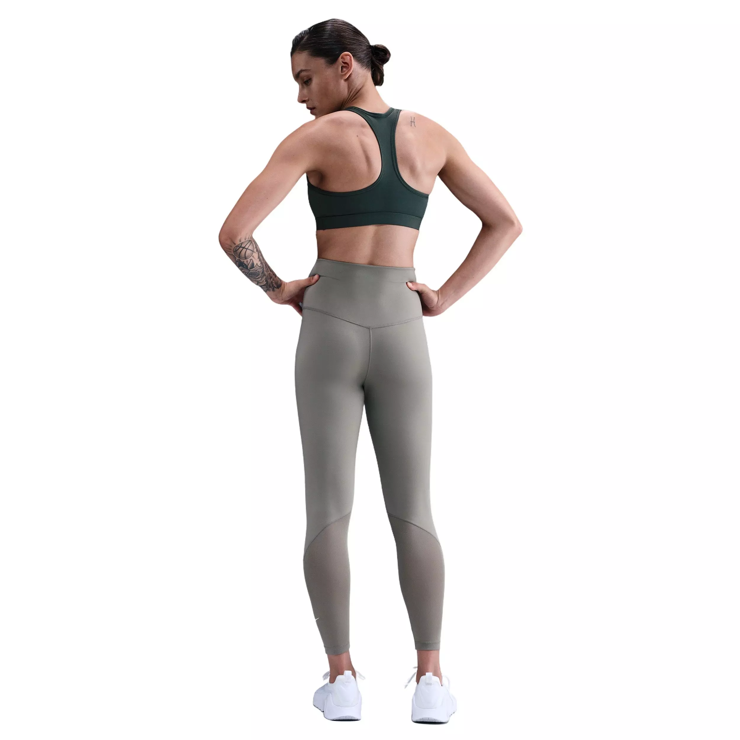 Nike Women's Swoosh Medium Support Padded Sports Bra - Green - GREEN