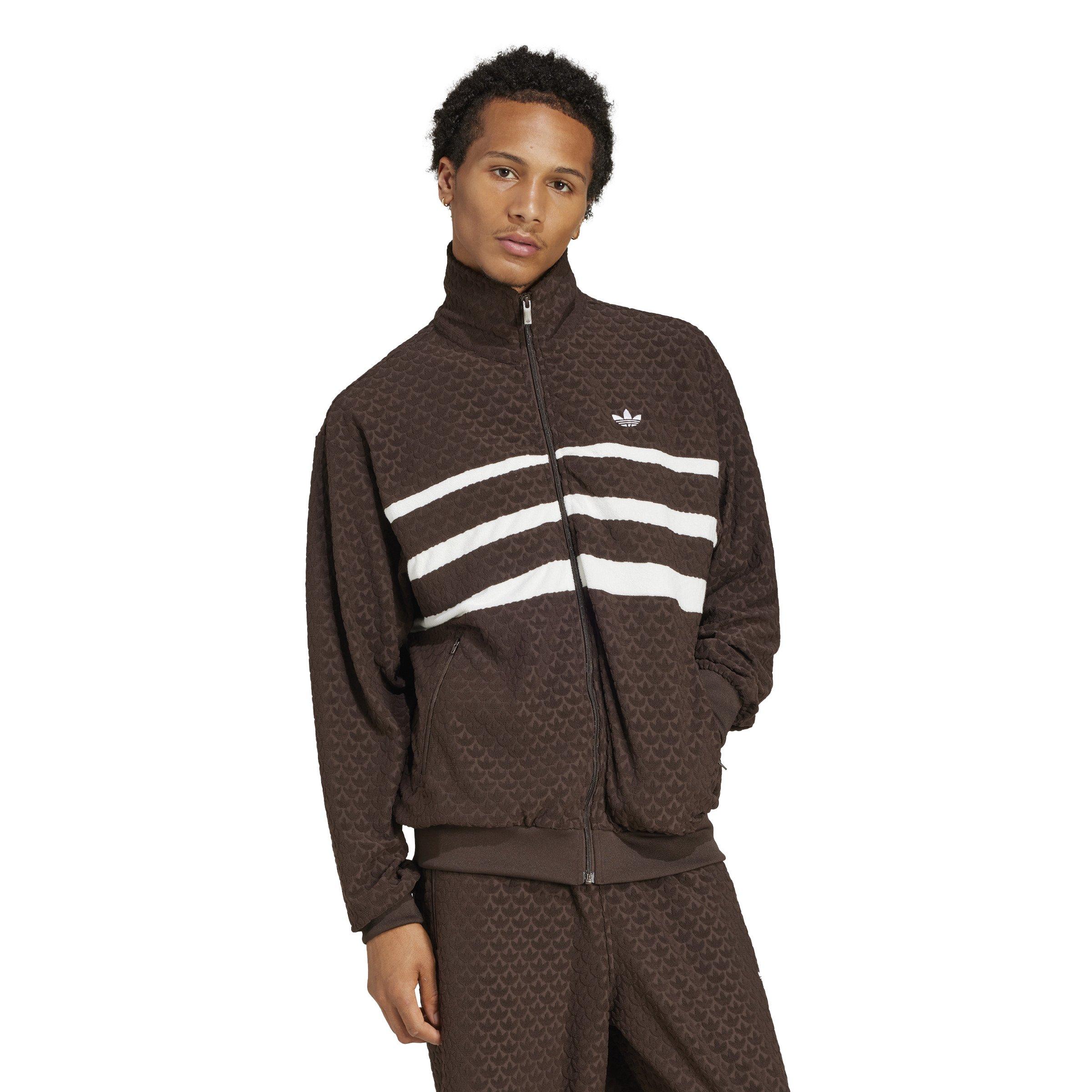 adidas Originals Men's Monogram Track Top -Brown - BROWN Thumbnail View 1