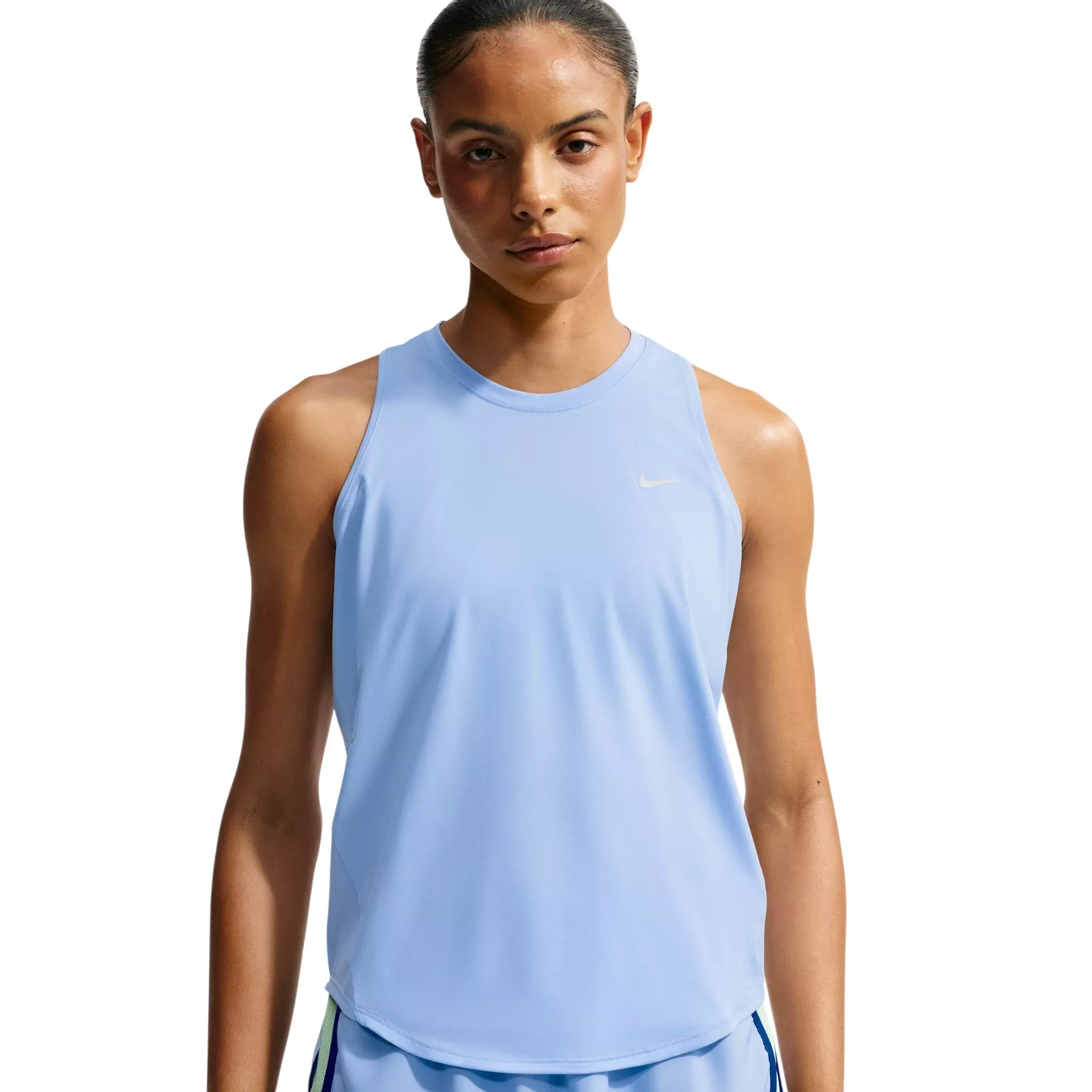 Nike Women's Swift Dri-FIT Running Tank Top - Blue - BLUE