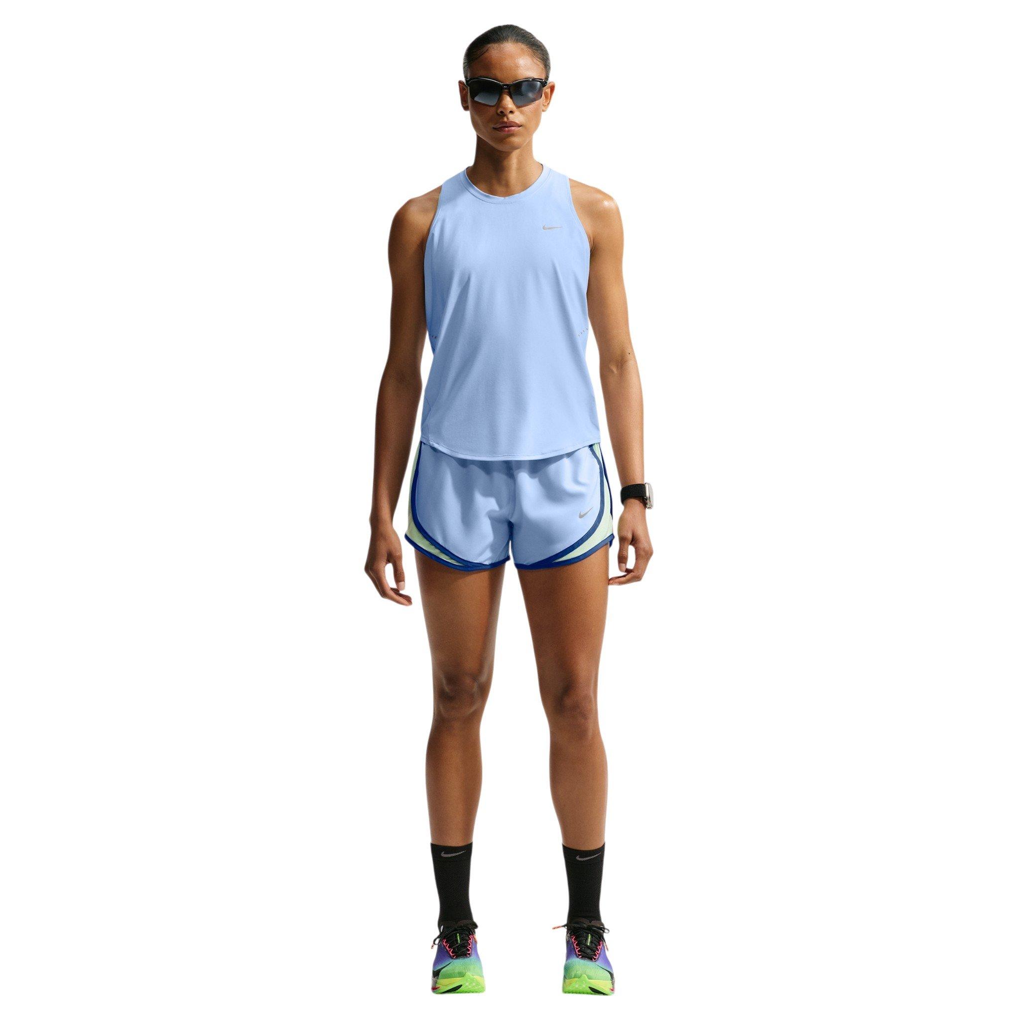 Nike Women's Swift Dri-FIT Running Tank Top - Blue - BLUE