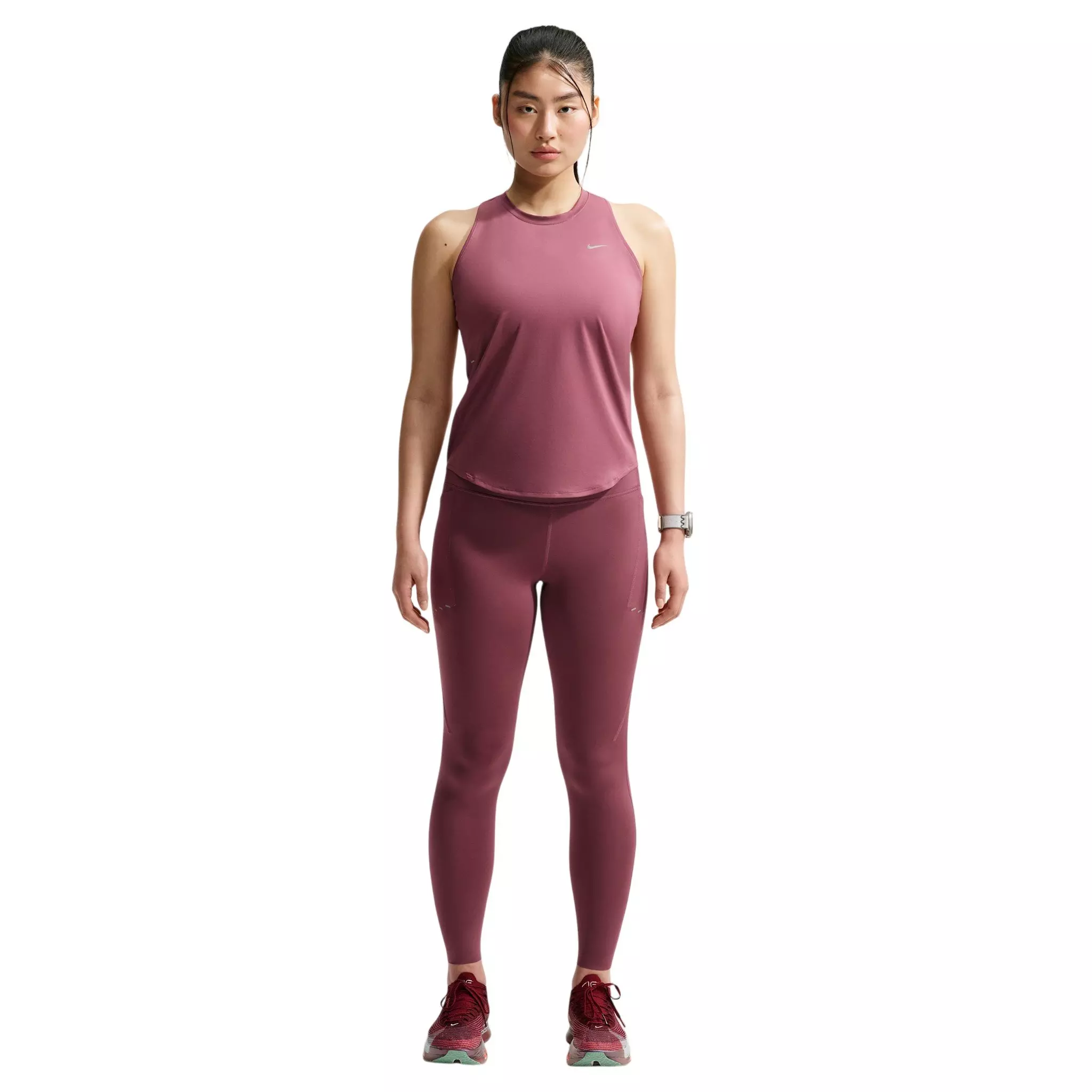 Nike Women's Swift Dri-FIT Running Tank Top - Pink - PINK