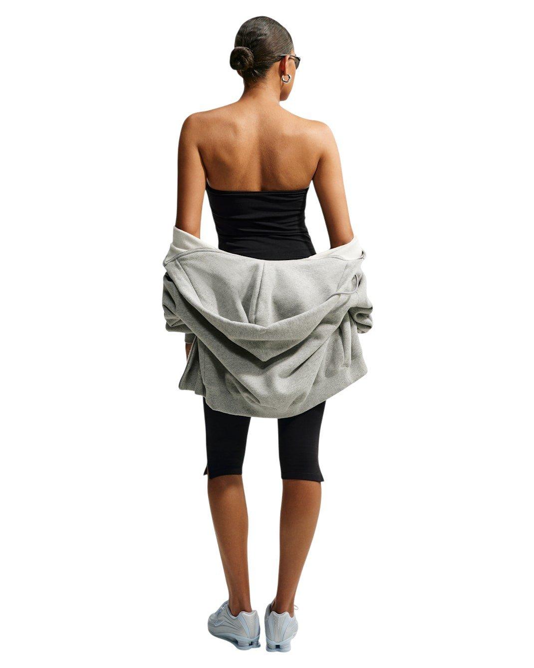 Nike Women's Sportswear Tight Tube Top - Black/Silver - BLACK/SILVER