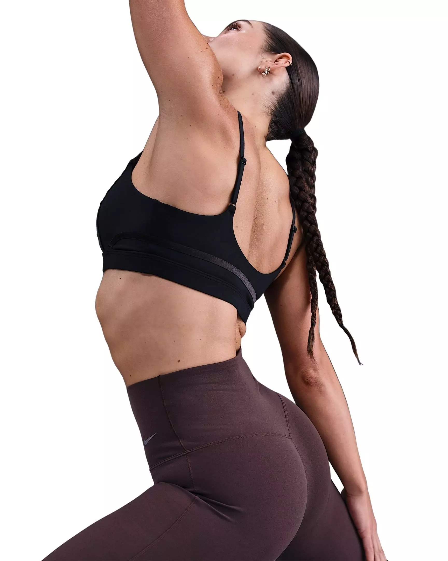 Nike Women's One Light-Support Padded Sports Bra - Black - BLACK