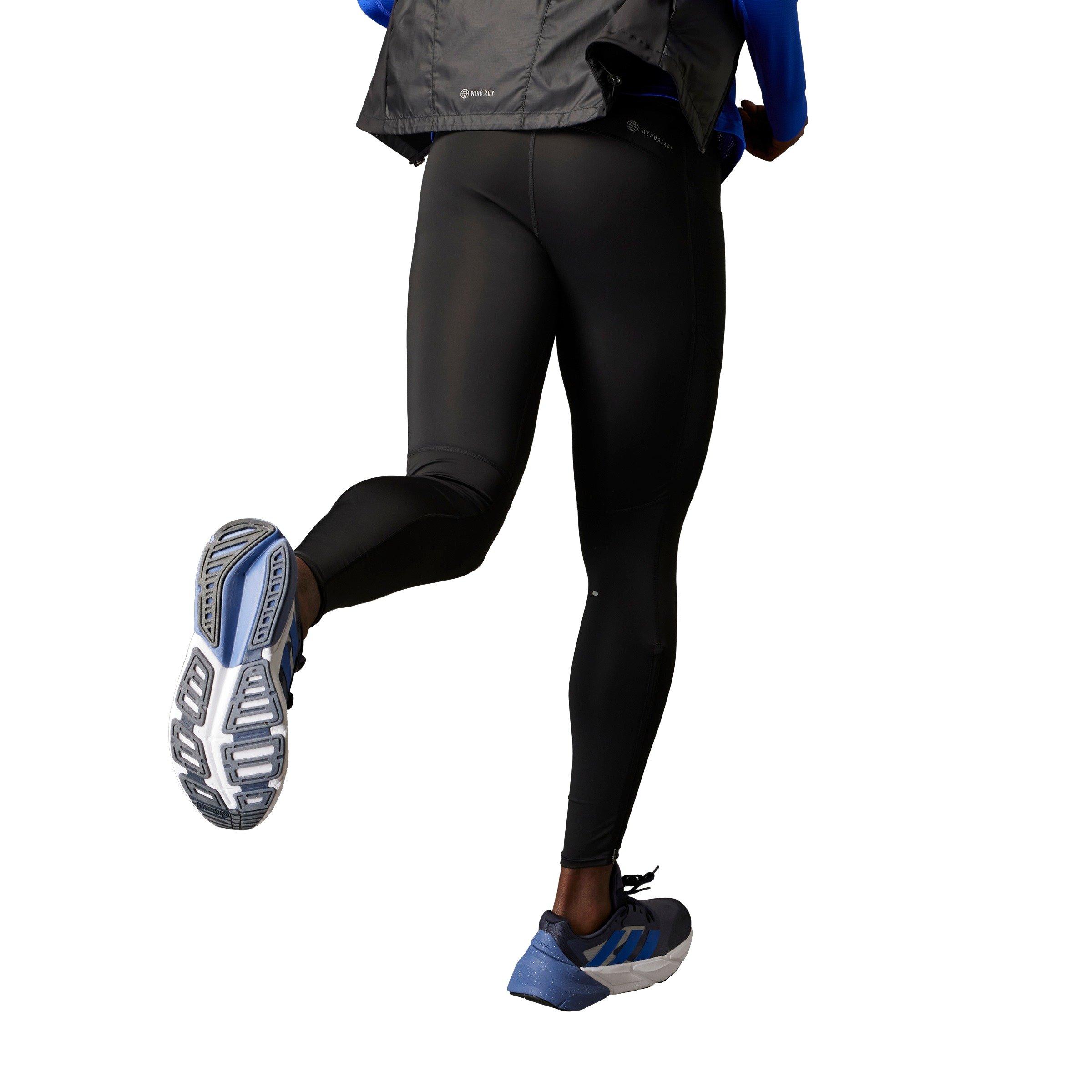 adidas Men's Own the Run Leggings -Black - BLACK Thumbnail View 2