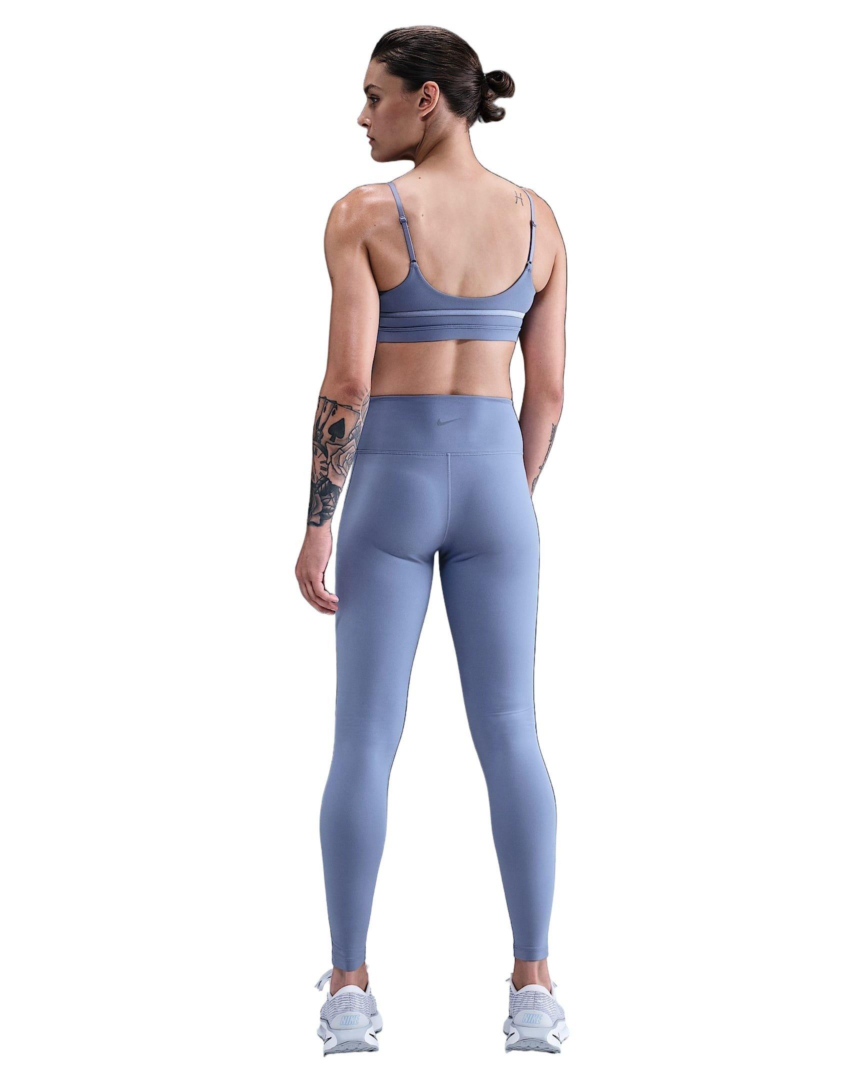 Nike Women's One Light-Support Padded Sports Bra -Blue - BLUE Thumbnail View 5