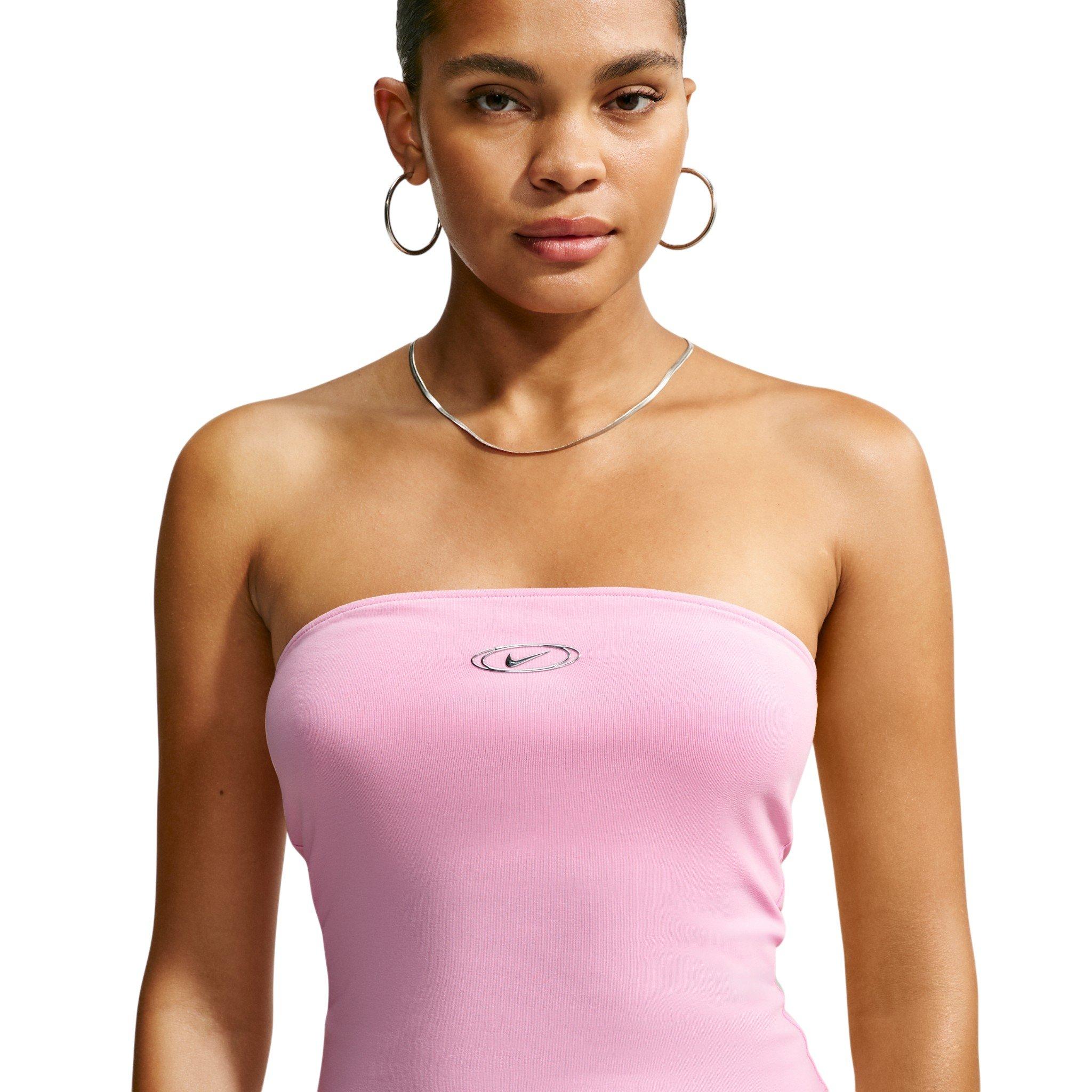 Nike Women's Sportswear Tight Tube Top - Pink - PINK