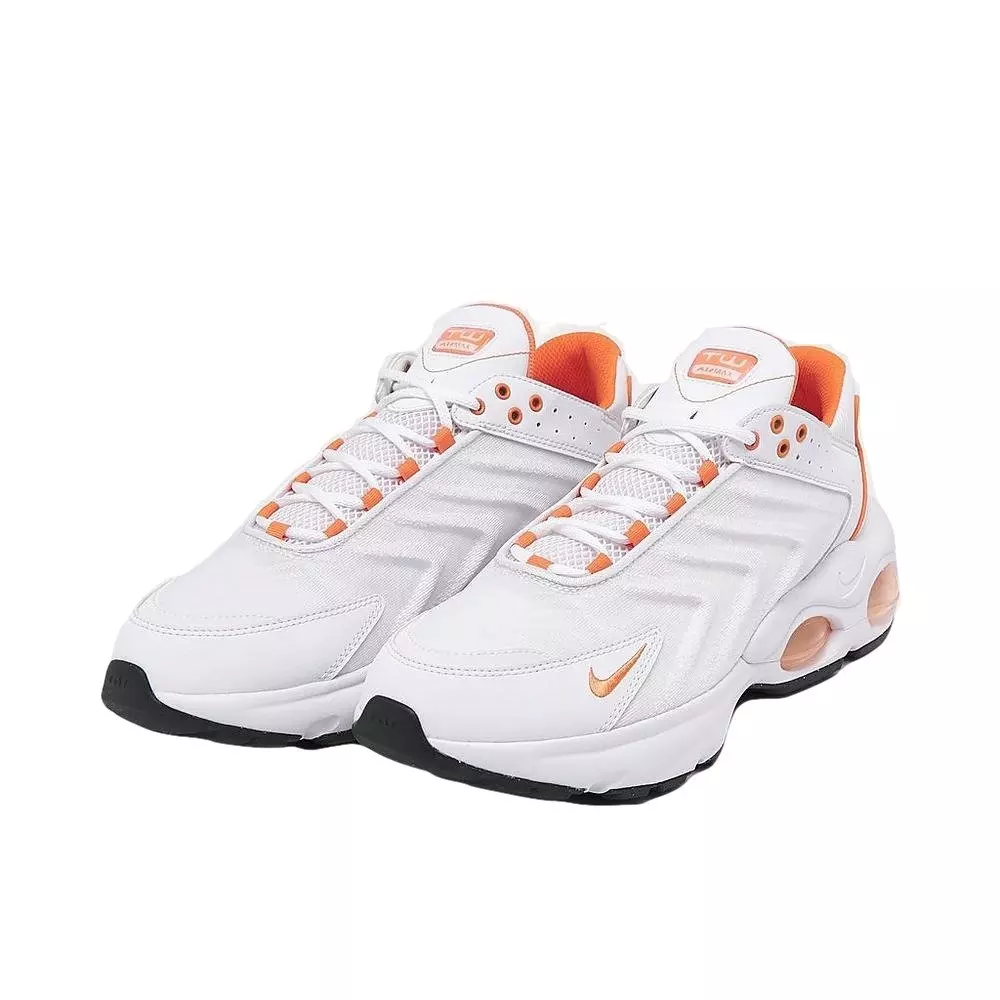 Nike Air Max TW "White/Black/Bright Mandarin" Men's Shoe - WHITE/ORANGE