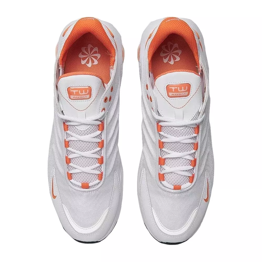 Nike Air Max TW "White/Black/Bright Mandarin" Men's Shoe - WHITE/ORANGE