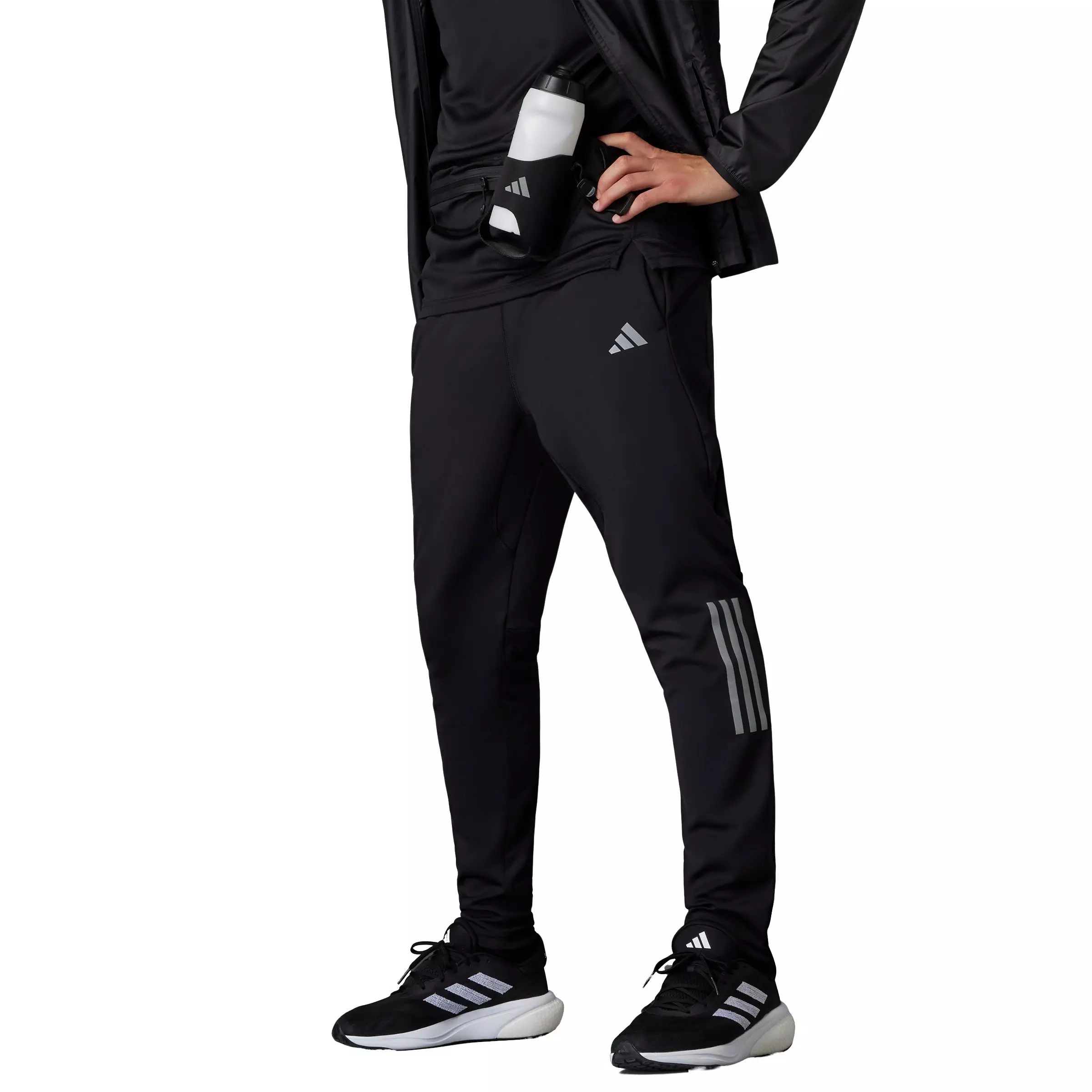 adidas Men's Own the Run Astro Knit Joggers - Black - BLACK