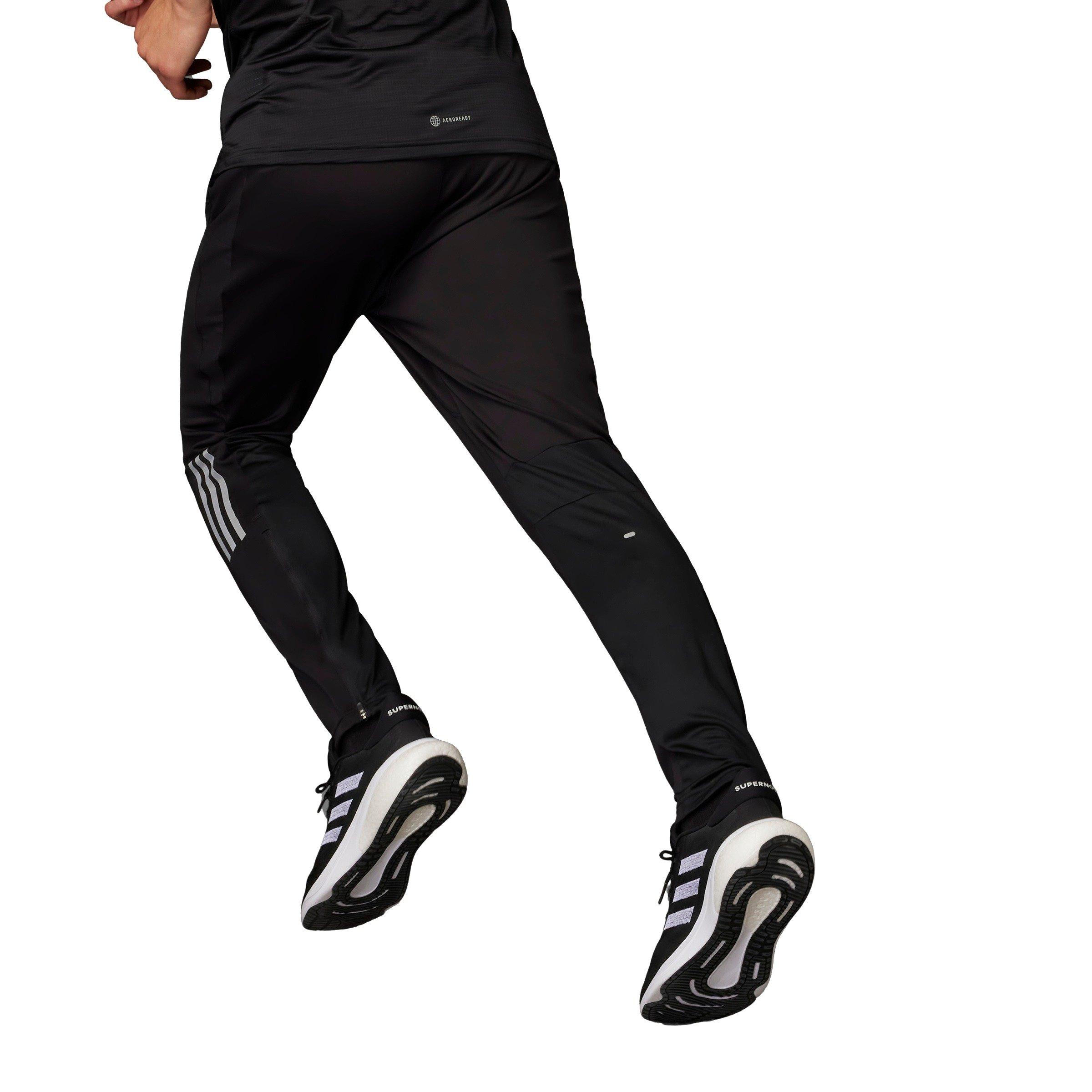 adidas Men's Own the Run Astro Knit Joggers - Black - BLACK Thumbnail View 2