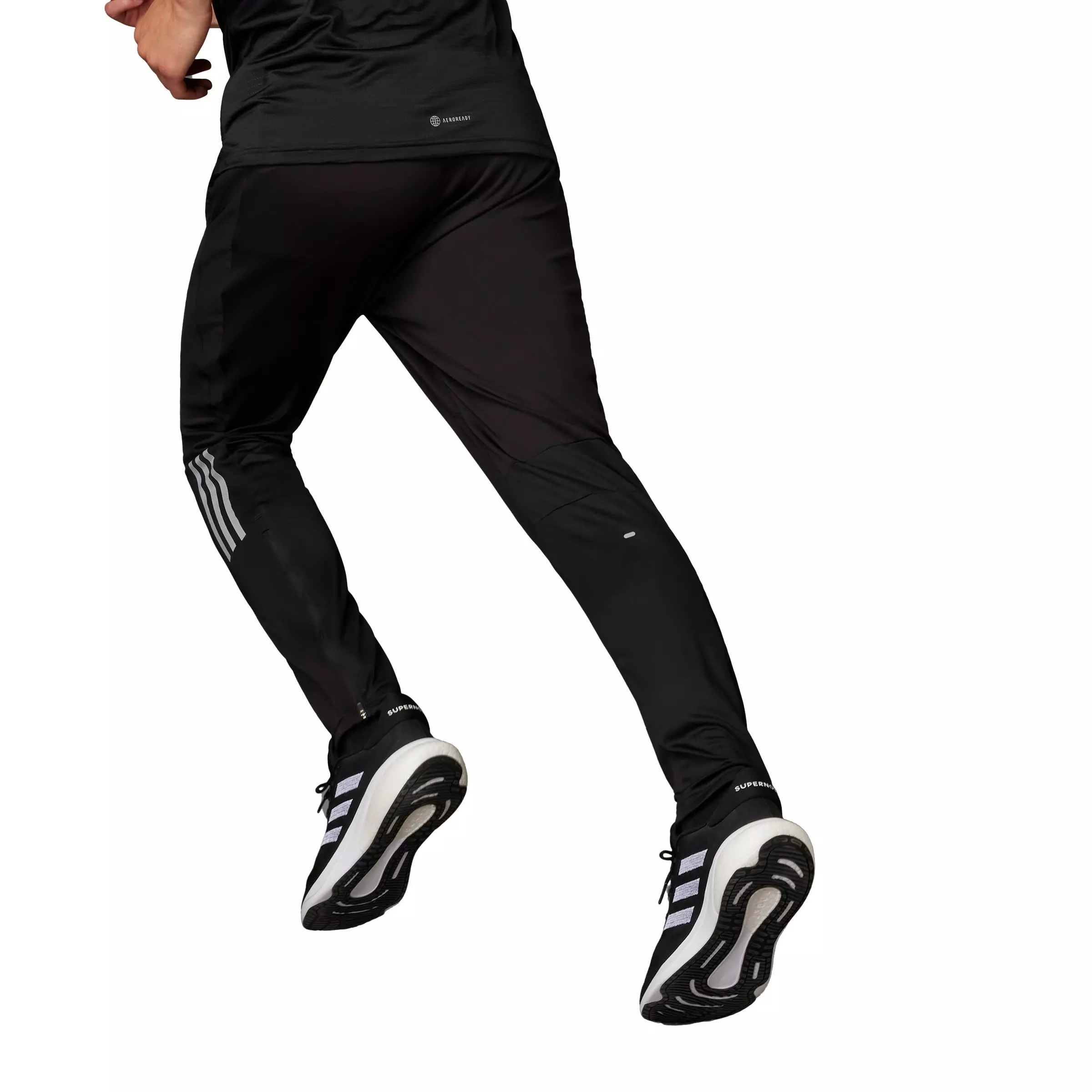 adidas Men's Own the Run Astro Knit Joggers - Black - BLACK