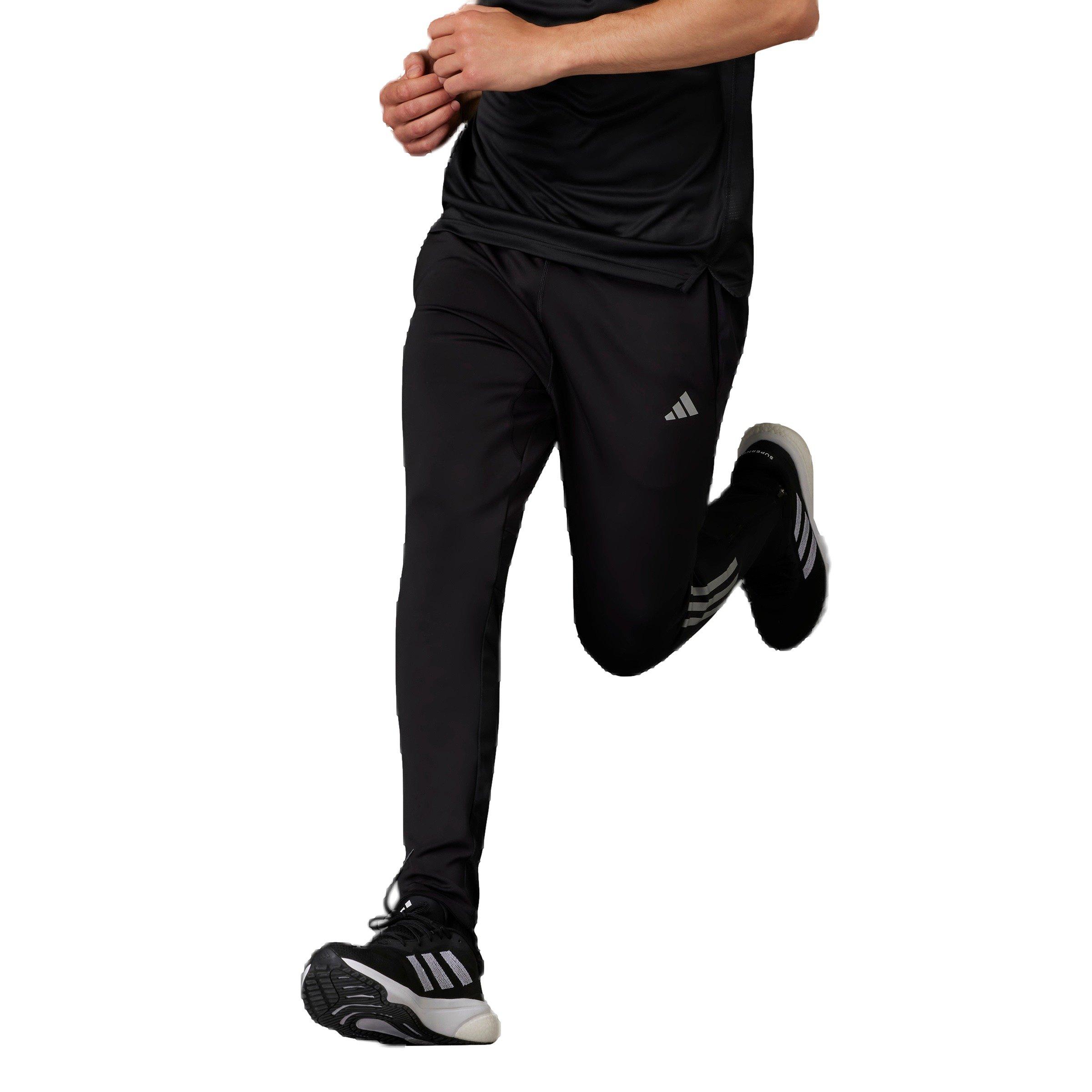 adidas Men's Own the Run Astro Knit Joggers - Black - BLACK Thumbnail View 3