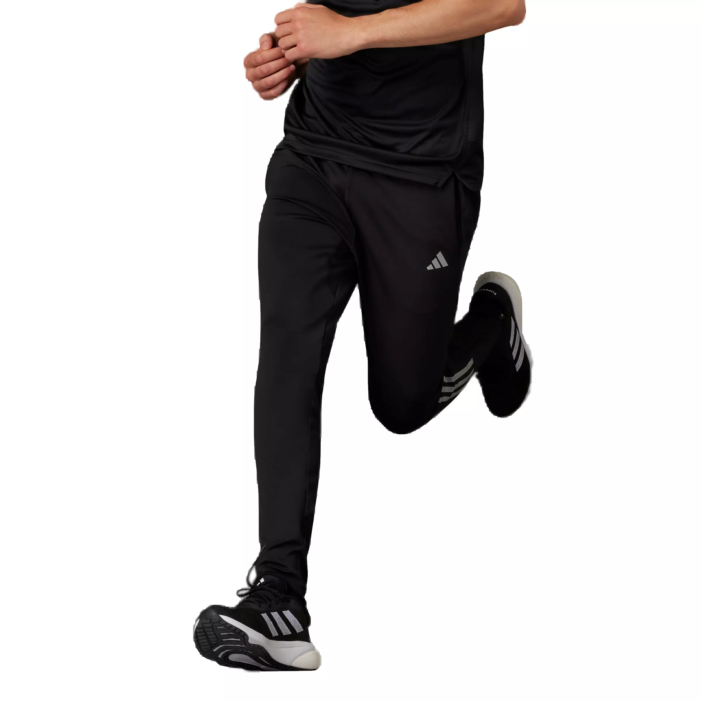 adidas Men's Own the Run Astro Knit Joggers -Black - BLACK