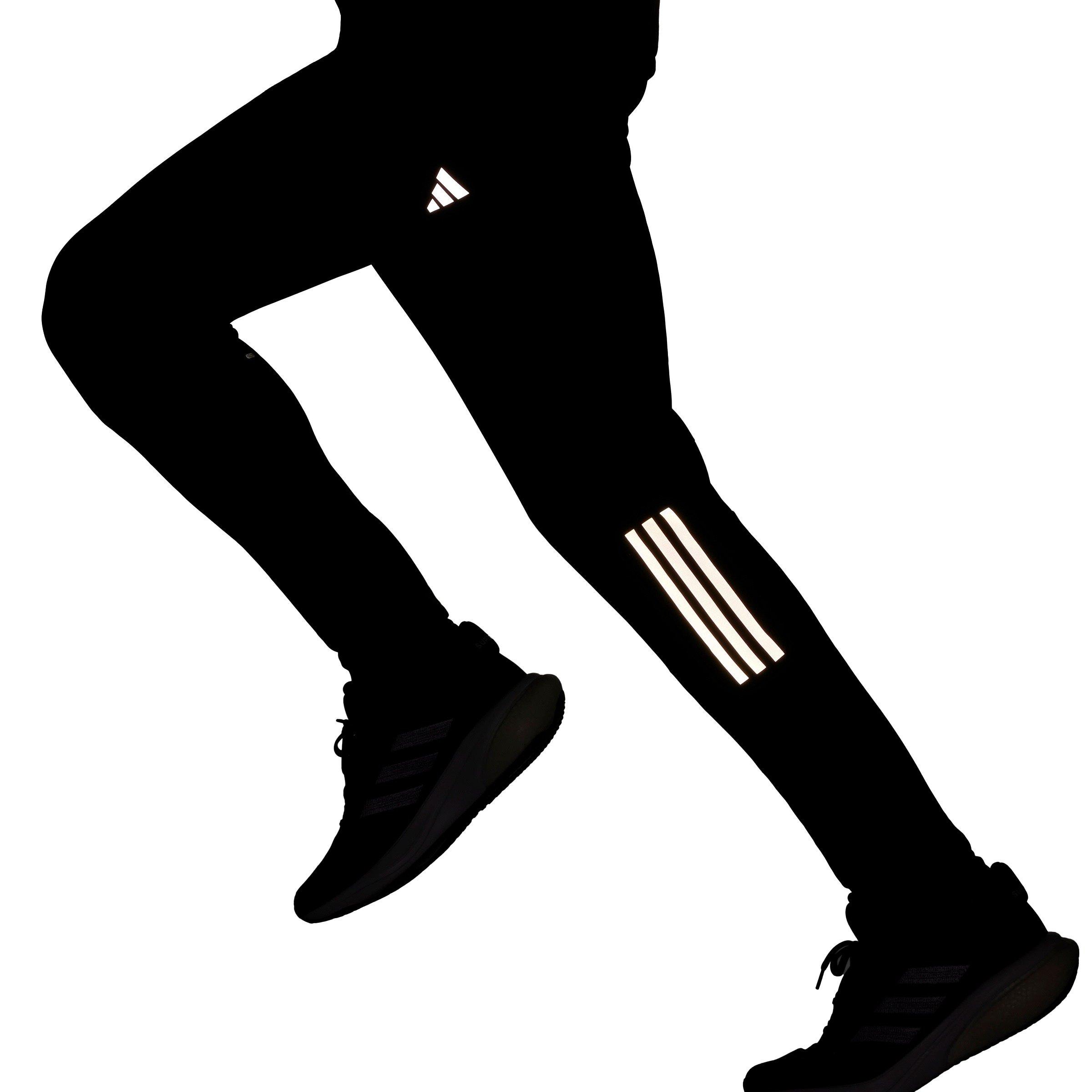 adidas Men's Own the Run Astro Knit Joggers -Black - BLACK Thumbnail View 4