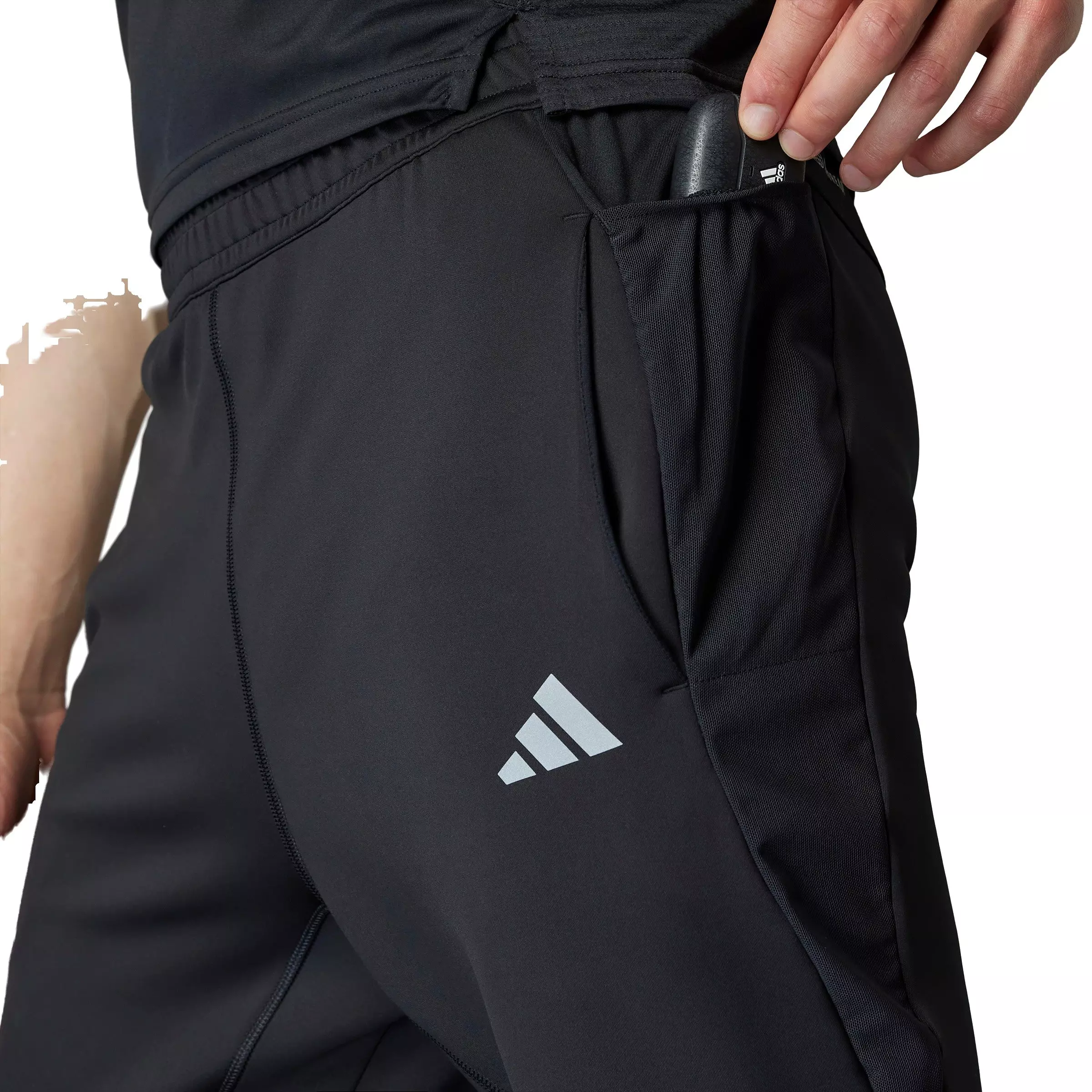 adidas Men's Own the Run Astro Knit Joggers - Black - BLACK