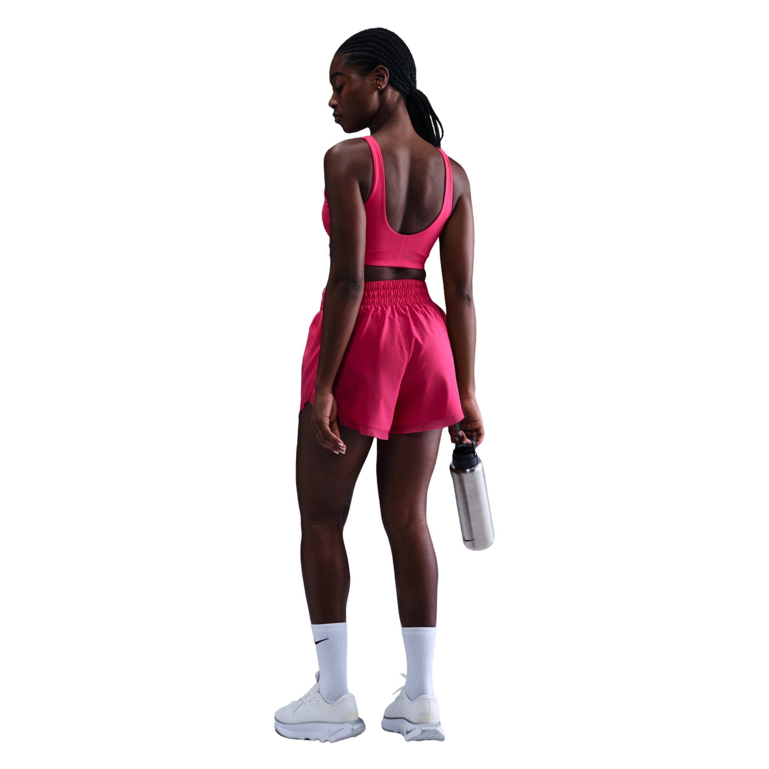 Nike Women's One Light-Support Padded Sports Bra - Pink - PINK Thumbnail View 2