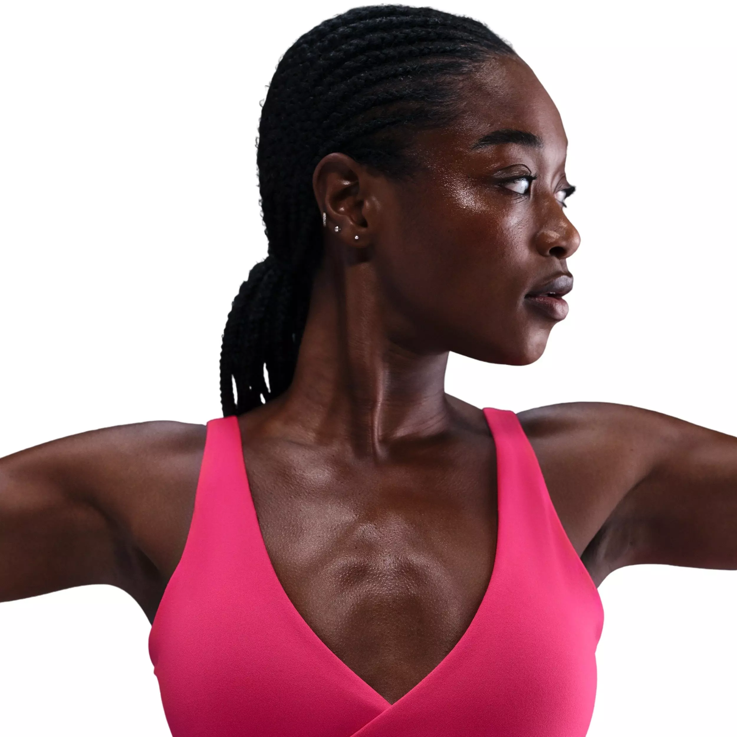 Nike Women's One Light-Support Padded Sports Bra - Pink - PINK