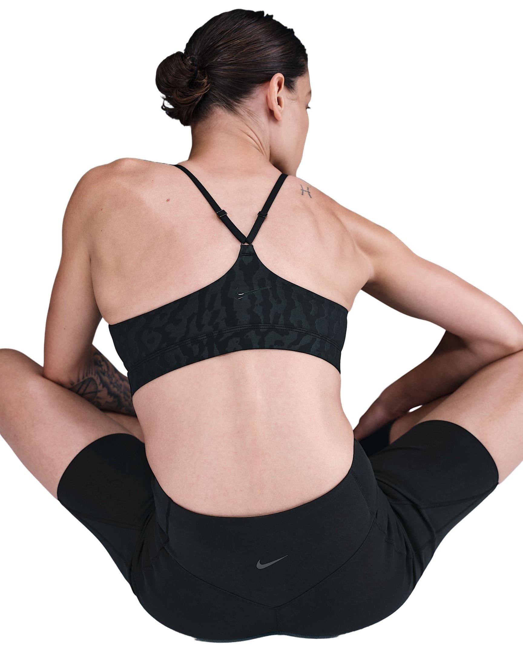 Nike Women's Indy Light-Support Padded Adjustable Sports Bra - Black - BLACK Thumbnail View 2