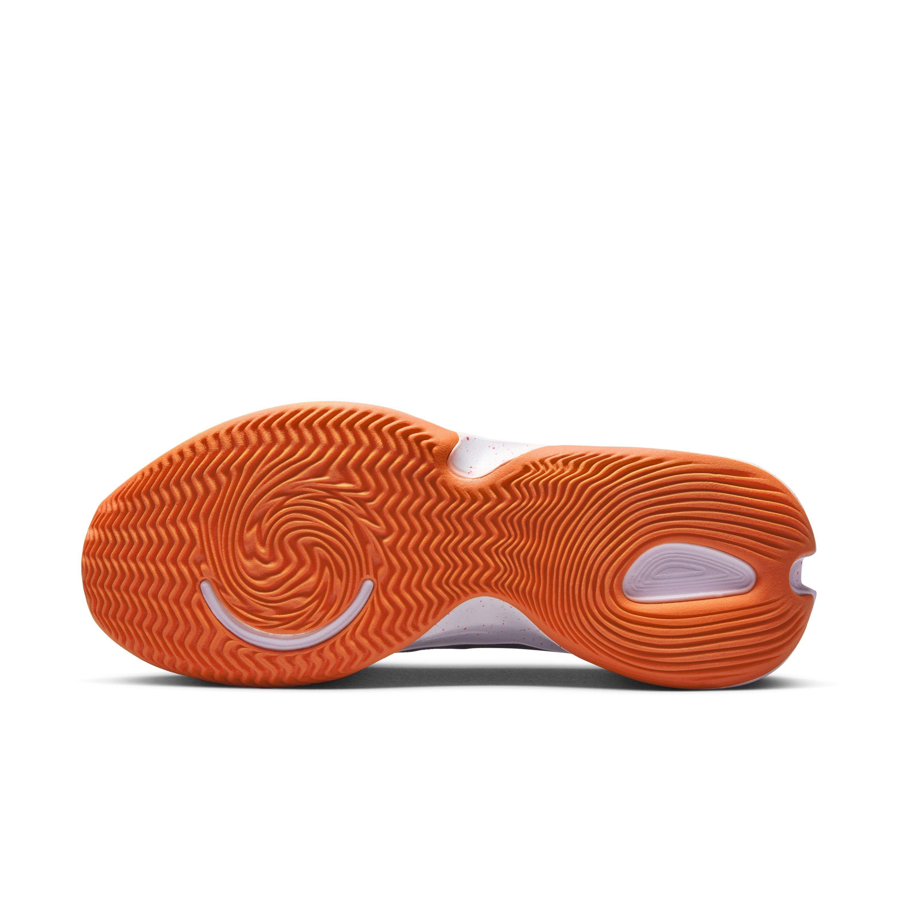 Nike Renew Elevate 3 "Black/Anthracite/Brilliant Orange/Pink Spell" Men's Basketball Shoe - BLACK/ANTHRACITE/ORANGE/PINK Thumbnail View 6