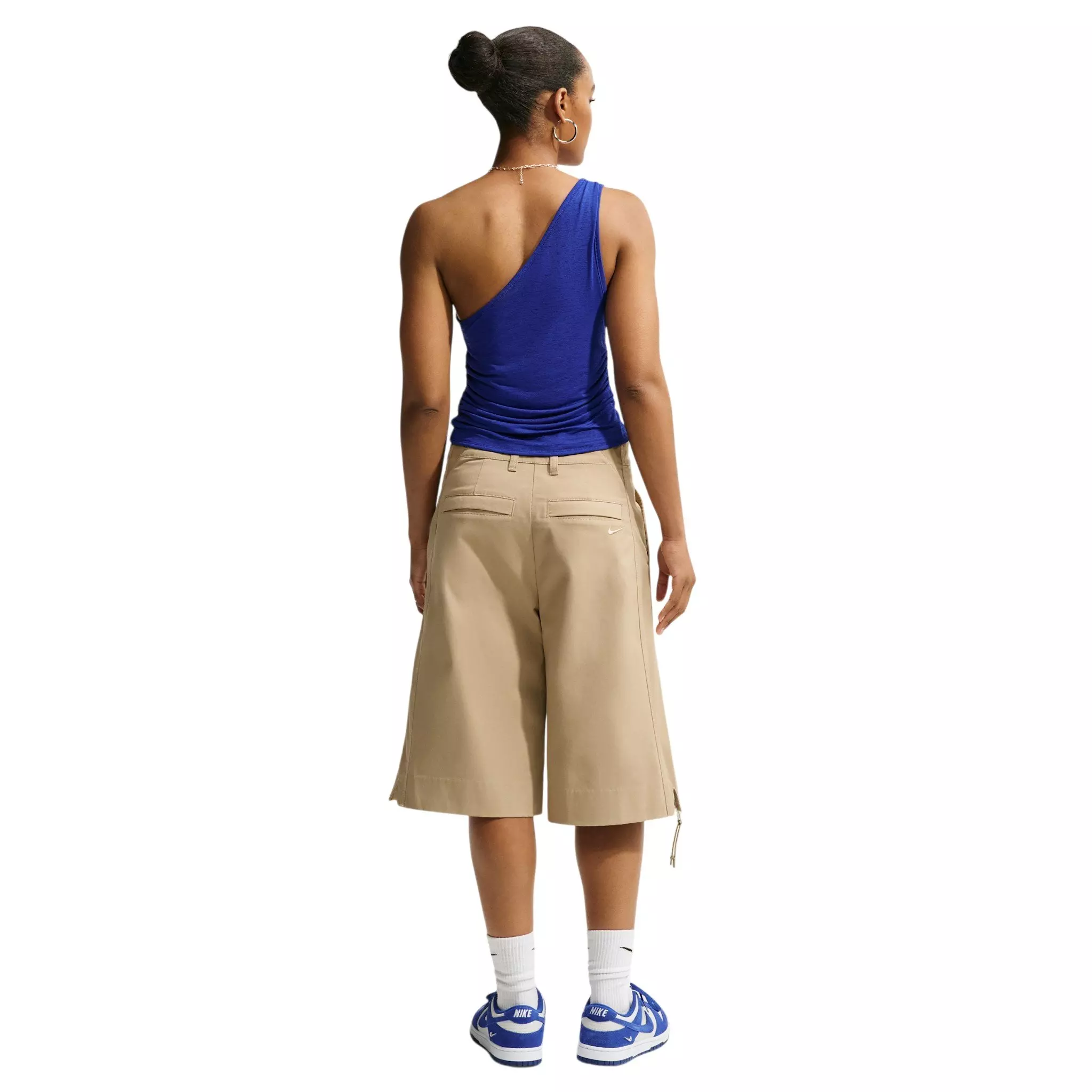 Nike Women's Sportswear Tight One-Shoulder Tank Top - Royal - ROYAL