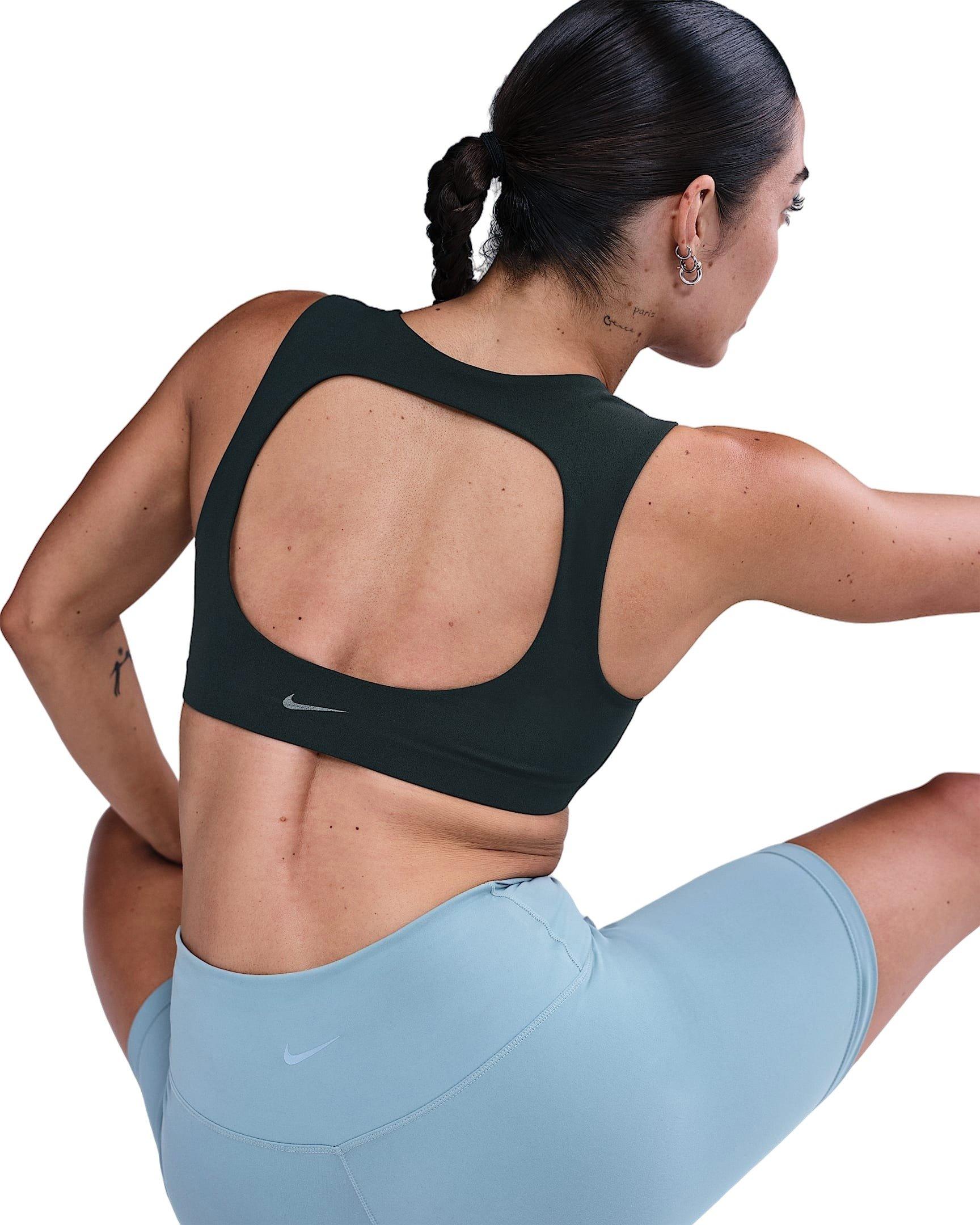 Nike Women's Zenvy Light-Support Lightly Lined Sports Bra - Green - GREEN Thumbnail View 3