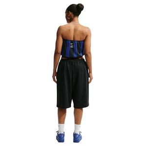 Nike Women's Sportswear Slim Striped Jersey Tube Top - Royal/Black - ROYAL/BLACK