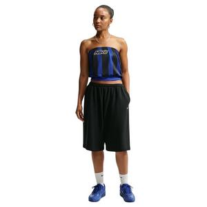 Nike Women's Sportswear Slim Striped Jersey Tube Top - Royal/Black - ROYAL/BLACK