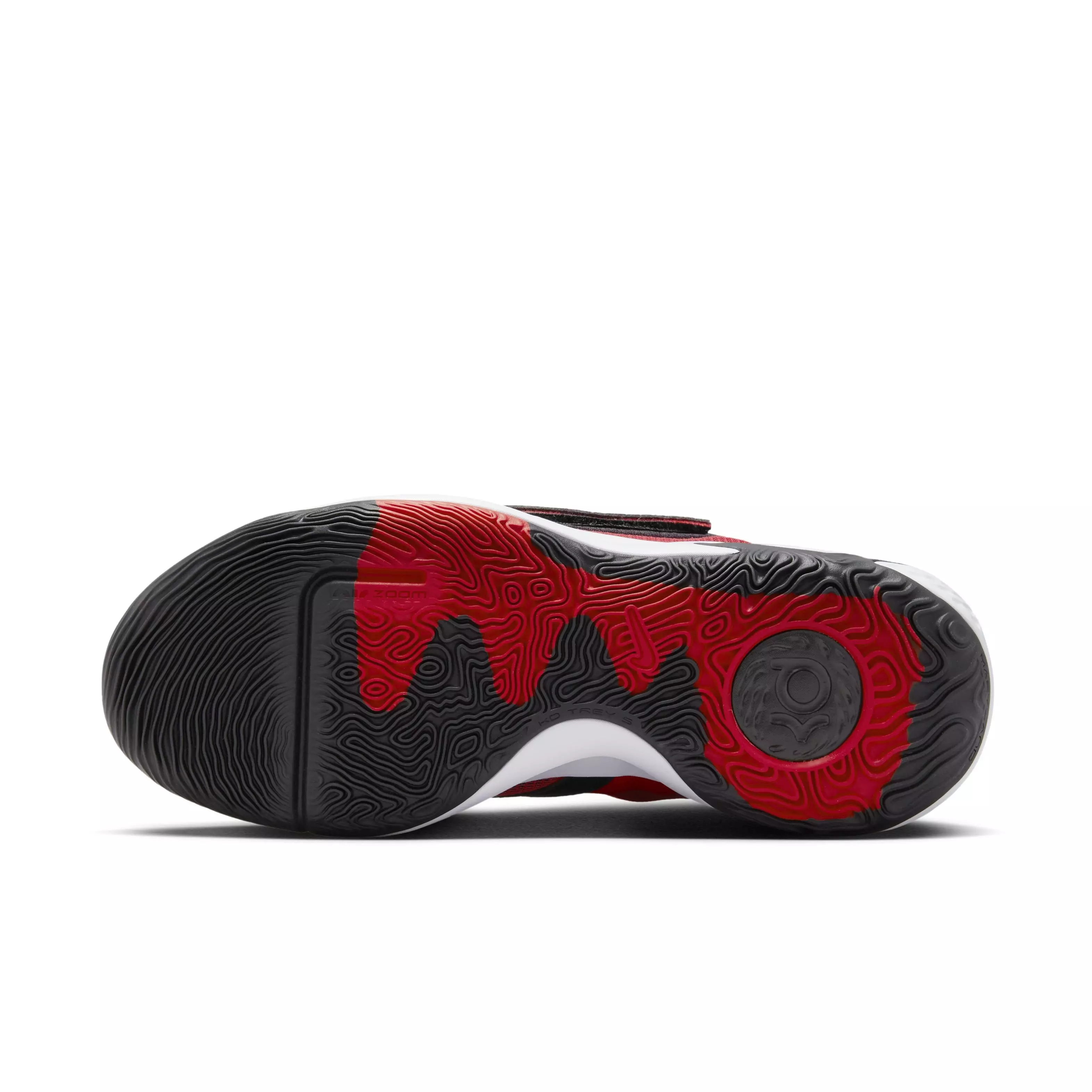 Nike KD Trey 5 X "Black/Bright Crimson/White/University Red" Men's Basketball Shoe - BLACK/CRIMSON/WHITE/RED