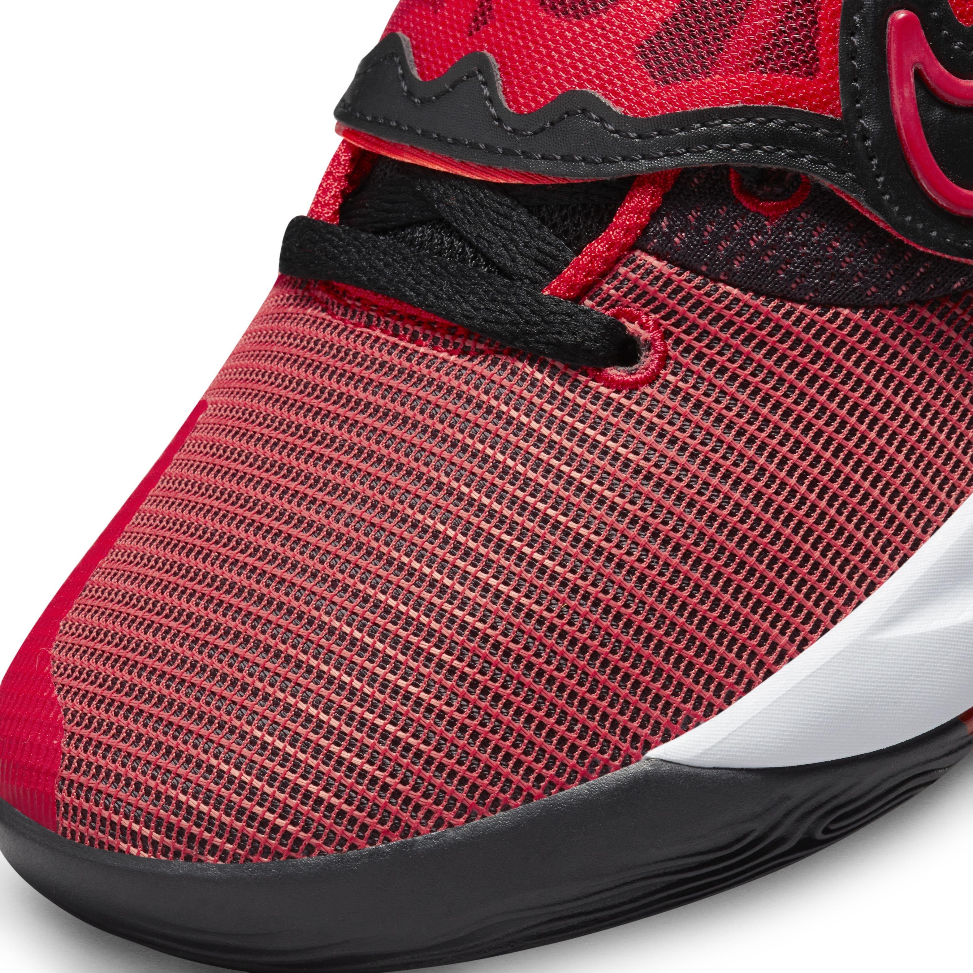 Nike KD Trey 5 X "Black/Bright Crimson/White/University Red" Men's Basketball Shoe - BLACK/CRIMSON/WHITE/RED Thumbnail View 7