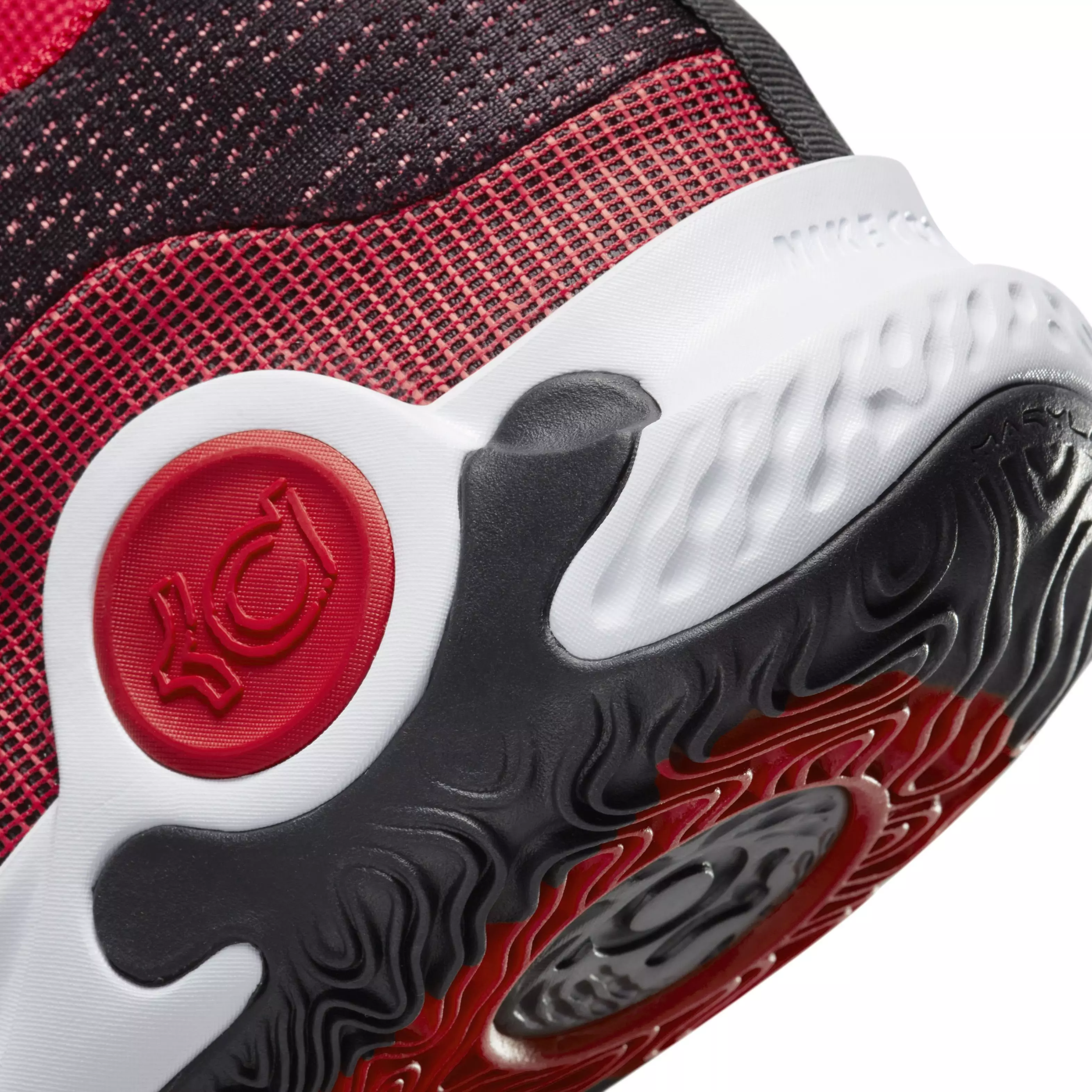 Nike KD Trey 5 X "Black/Bright Crimson/White/University Red" Men's Basketball Shoe - BLACK/CRIMSON/WHITE/RED