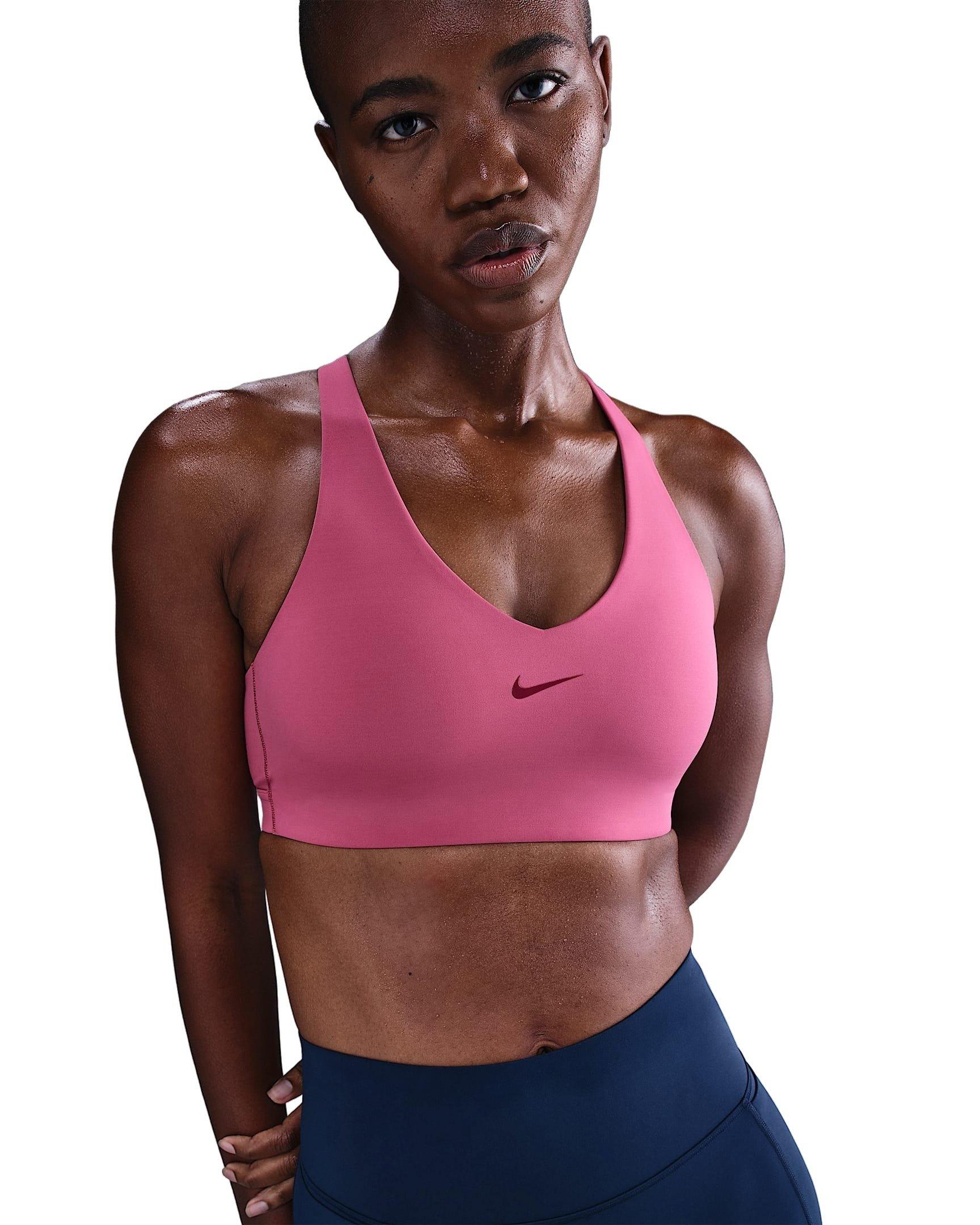 Nike Women's Universa Medium-Support Padded Sport Bra - Beet Purple - BEET PURPLE Thumbnail View 1