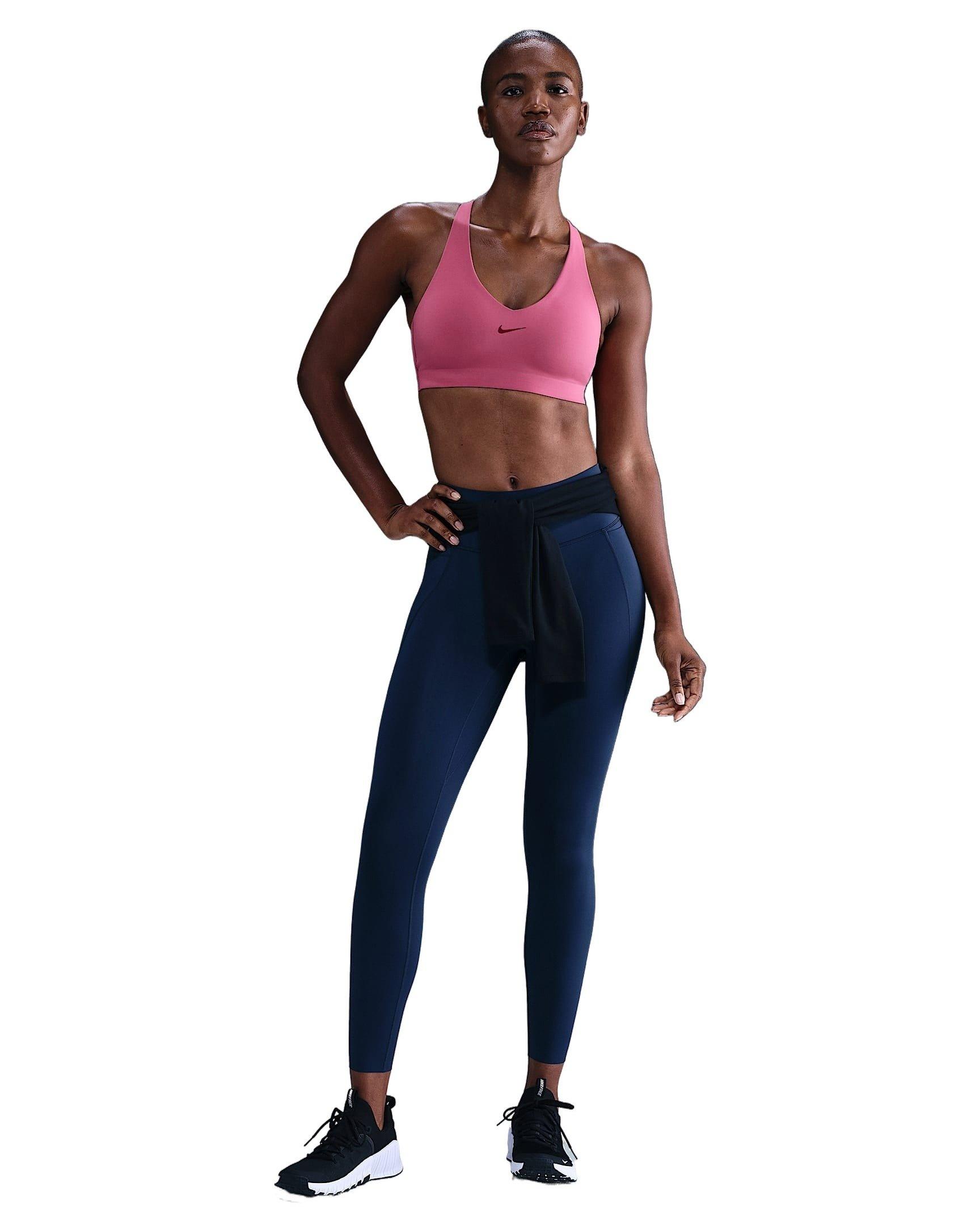 Nike Women's Universa Medium-Support Padded Sport Bra - Beet Purple - BEET PURPLE Thumbnail View 4