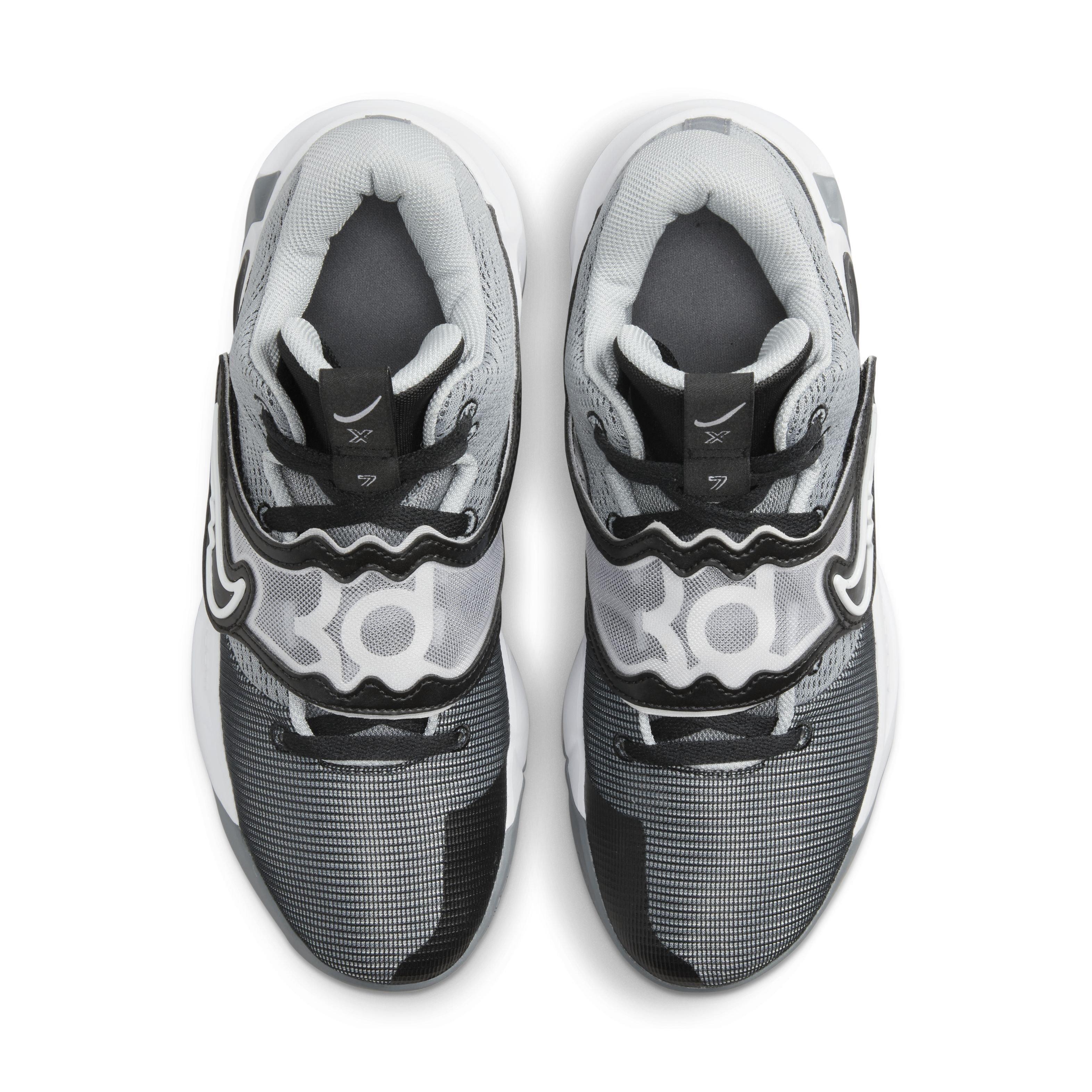 Nike KD Trey 5 X "Wolf Grey/Cool Grey/Black/White" Men's Basketball Shoe - GREY/GREY/BLACK/WHITE Thumbnail View 4