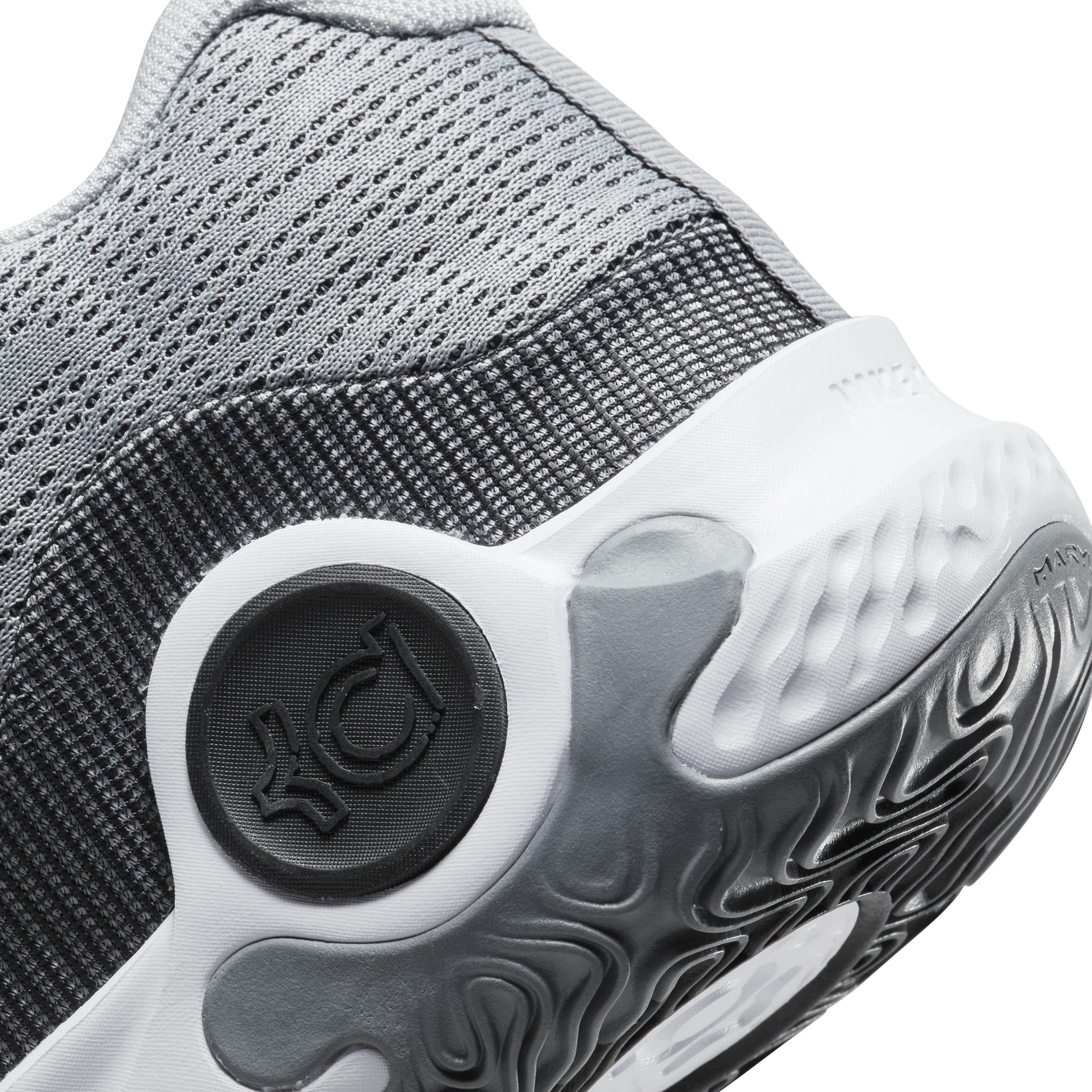 Nike KD Trey 5 X "Wolf Grey/Cool Grey/Black/White" Men's Basketball Shoe - GREY/GREY/BLACK/WHITE Thumbnail View 8