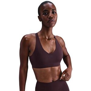 Nike Women's Universa Medium-Support Padded Sport Bra -Burgundy