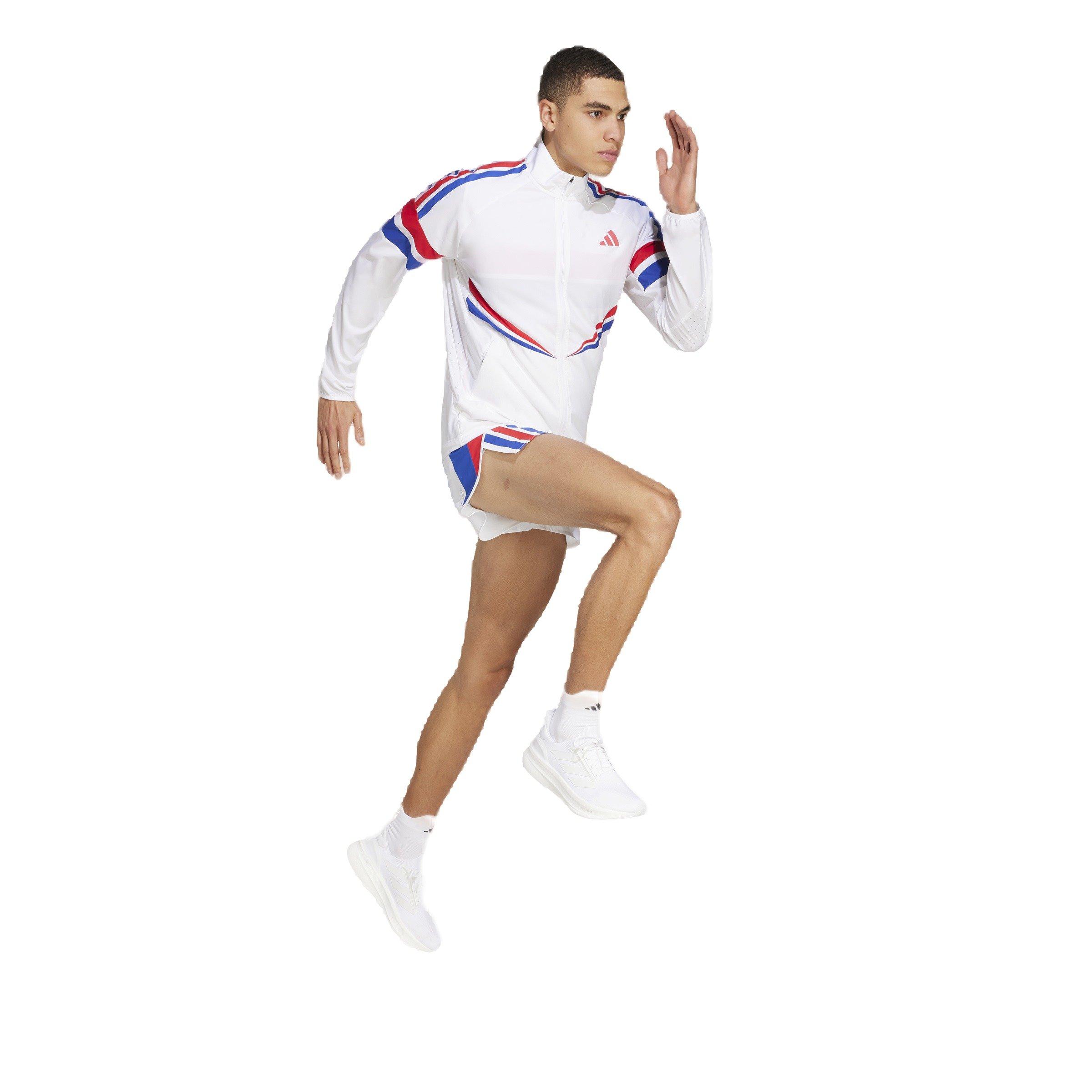 adidas Adizero Retro Men's White Running Jacket