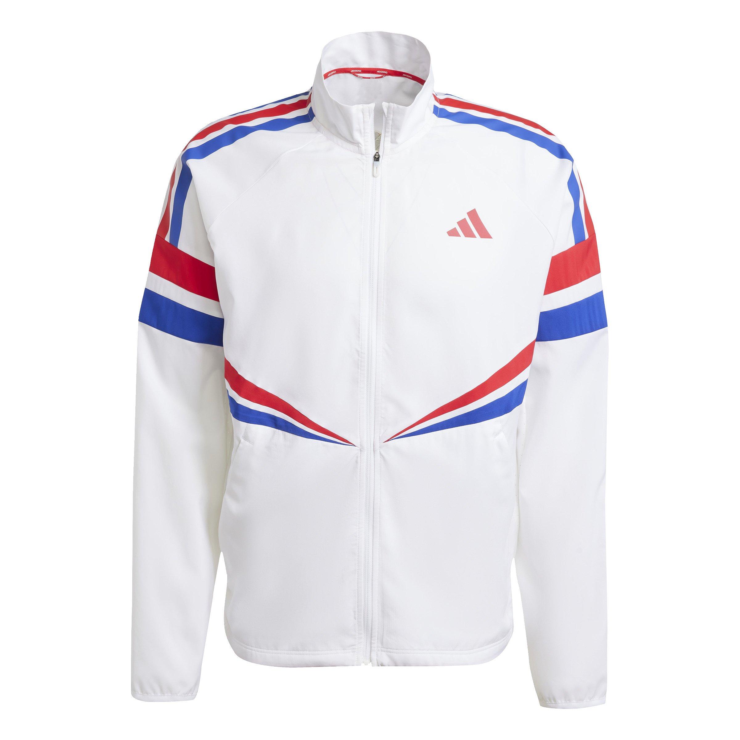 adidas Adizero Retro Men's White Running Jacket