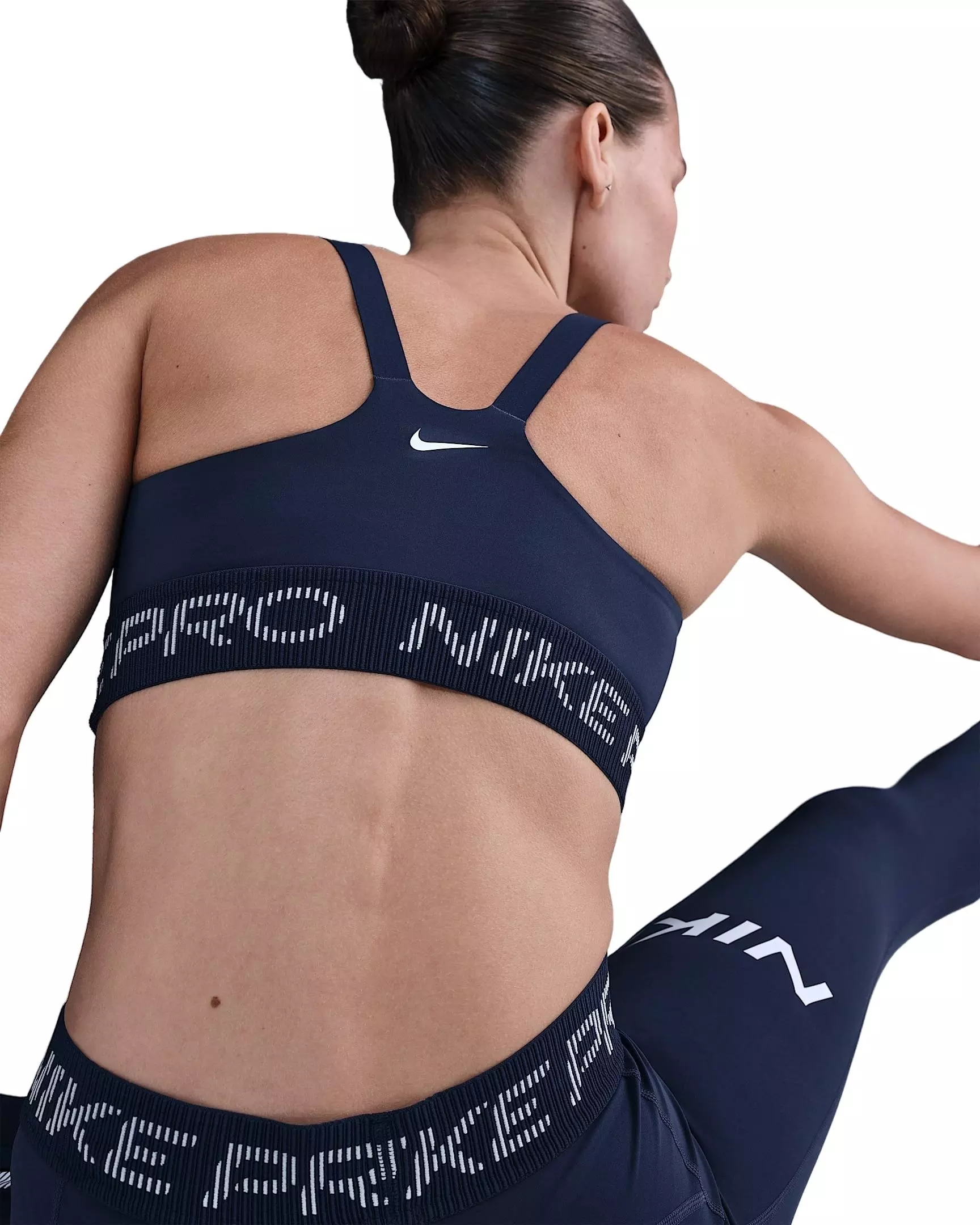 Nike Women's Pro Light-Support Non-Padded Sports Bra - Blue - BLUE