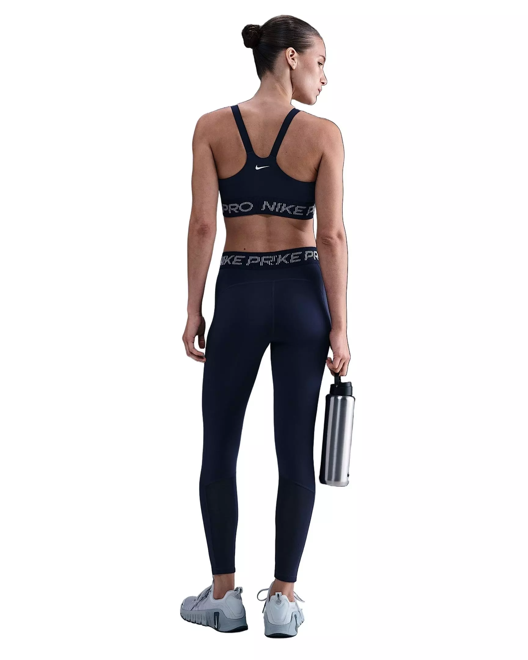 Nike Women's Pro Light-Support Non-Padded Sports Bra - Blue - BLUE