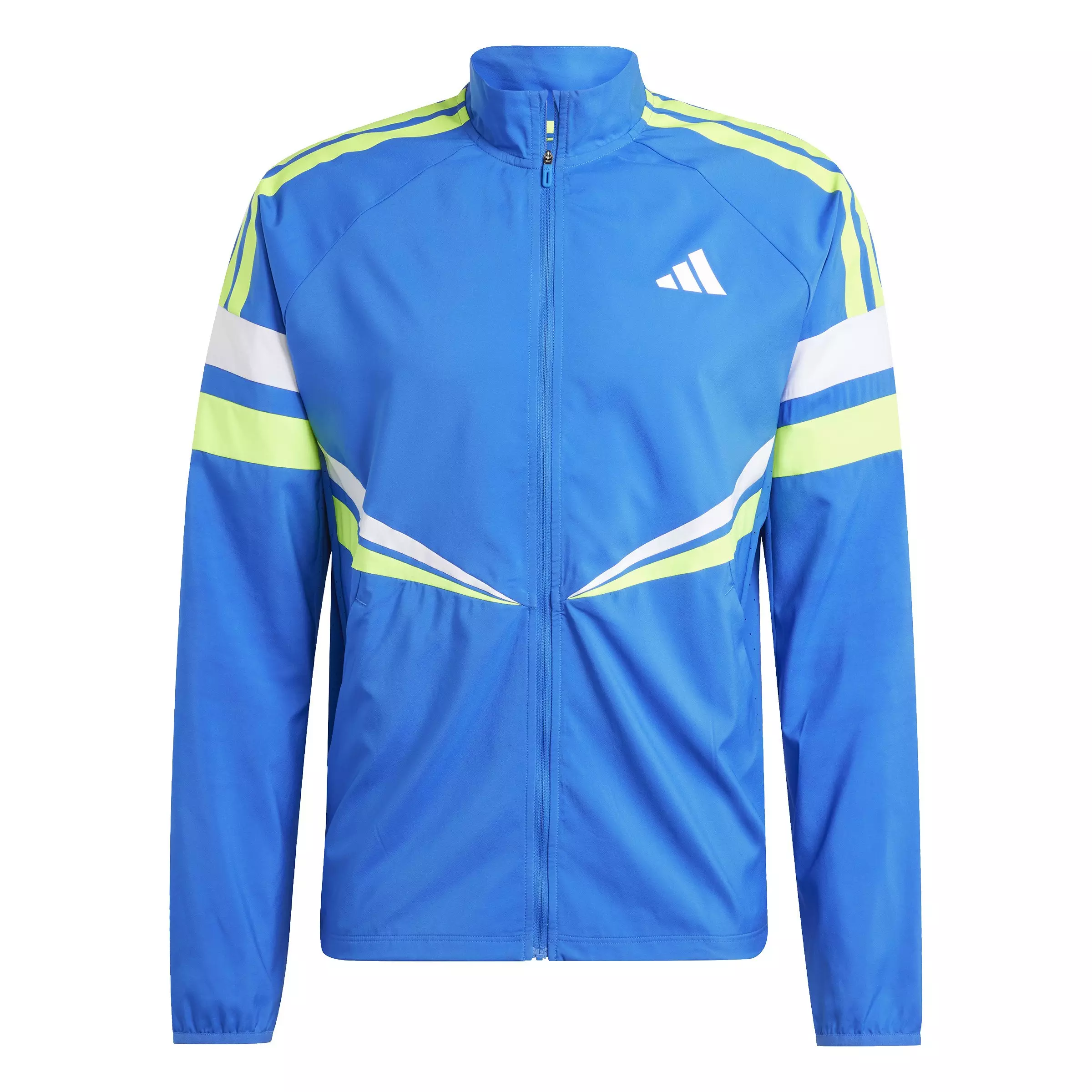 adidas Men's Adizero Retro Running Jacket -Blue - BLUE