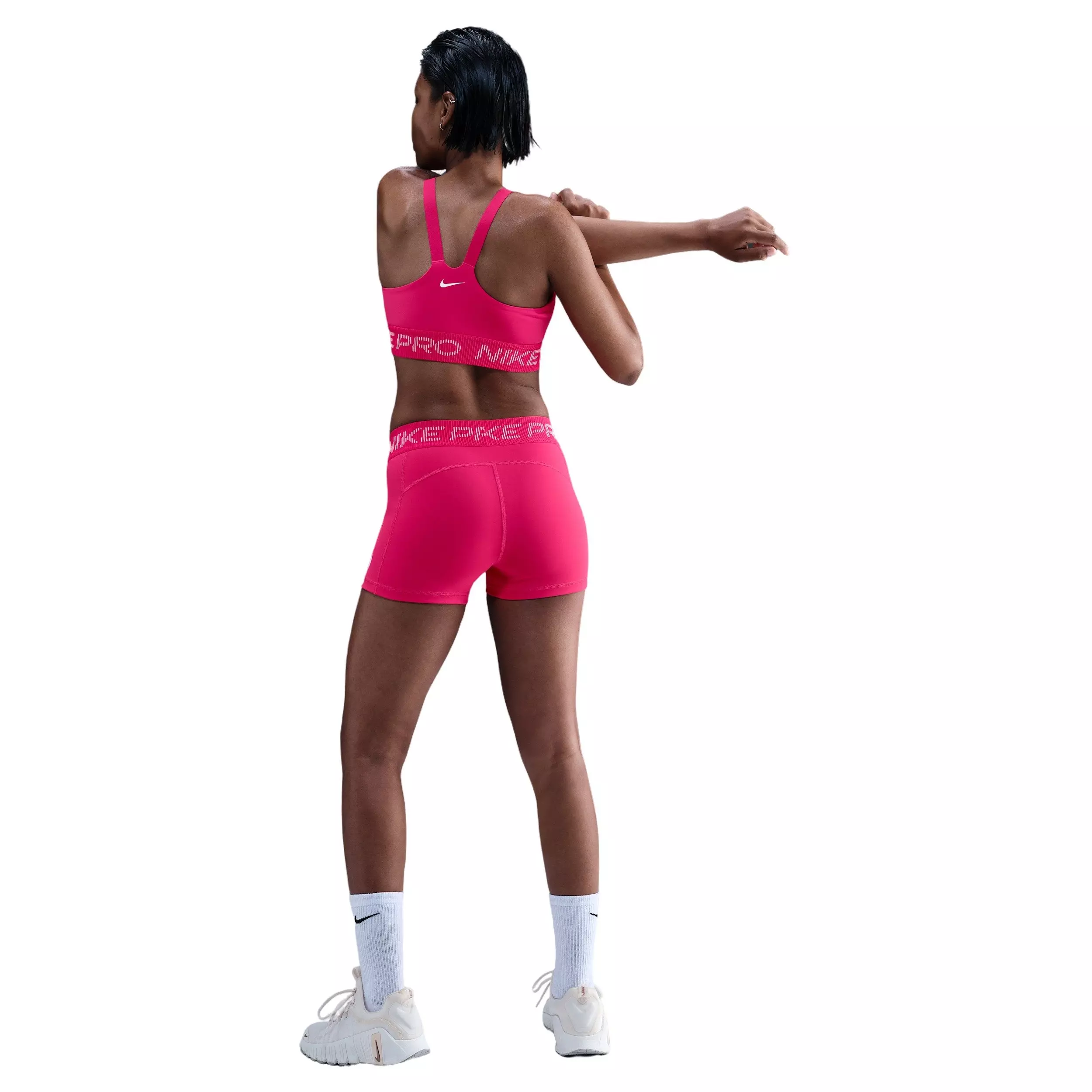 Nike Women's Pro Light-Support Non-Padded Sports Bra - Pink - PINK