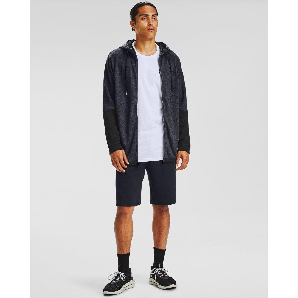 Under Armour Men's UA Sportstyle Left Chest Long Sleeve T-Shirt - WHITE/BLACK Thumbnail View 3