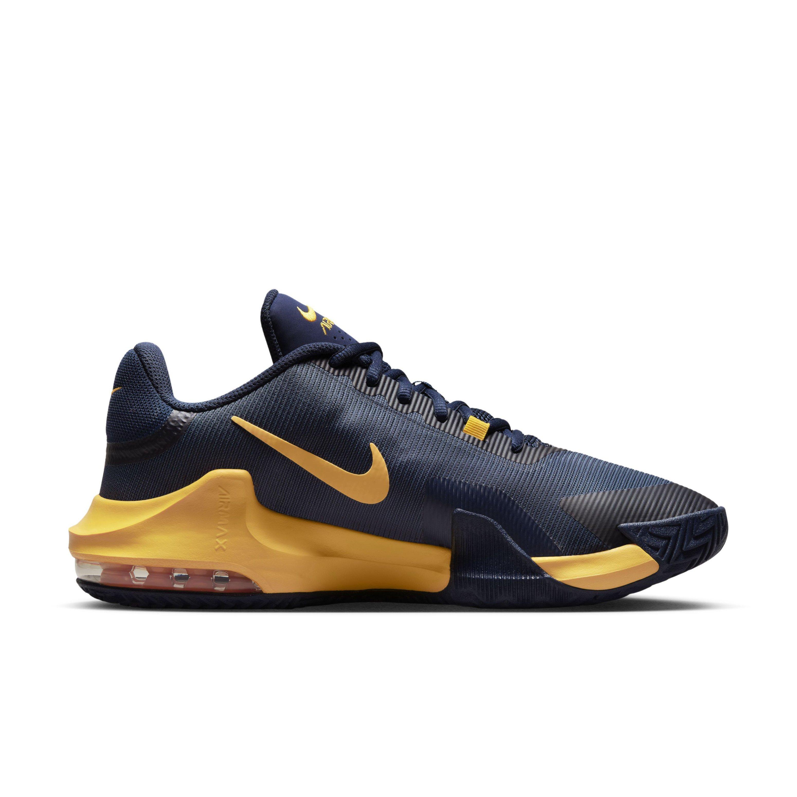 Nike Air Max Impact 4 Midnight Navy Diffused Blue University Gold Men s Basketball Shoe