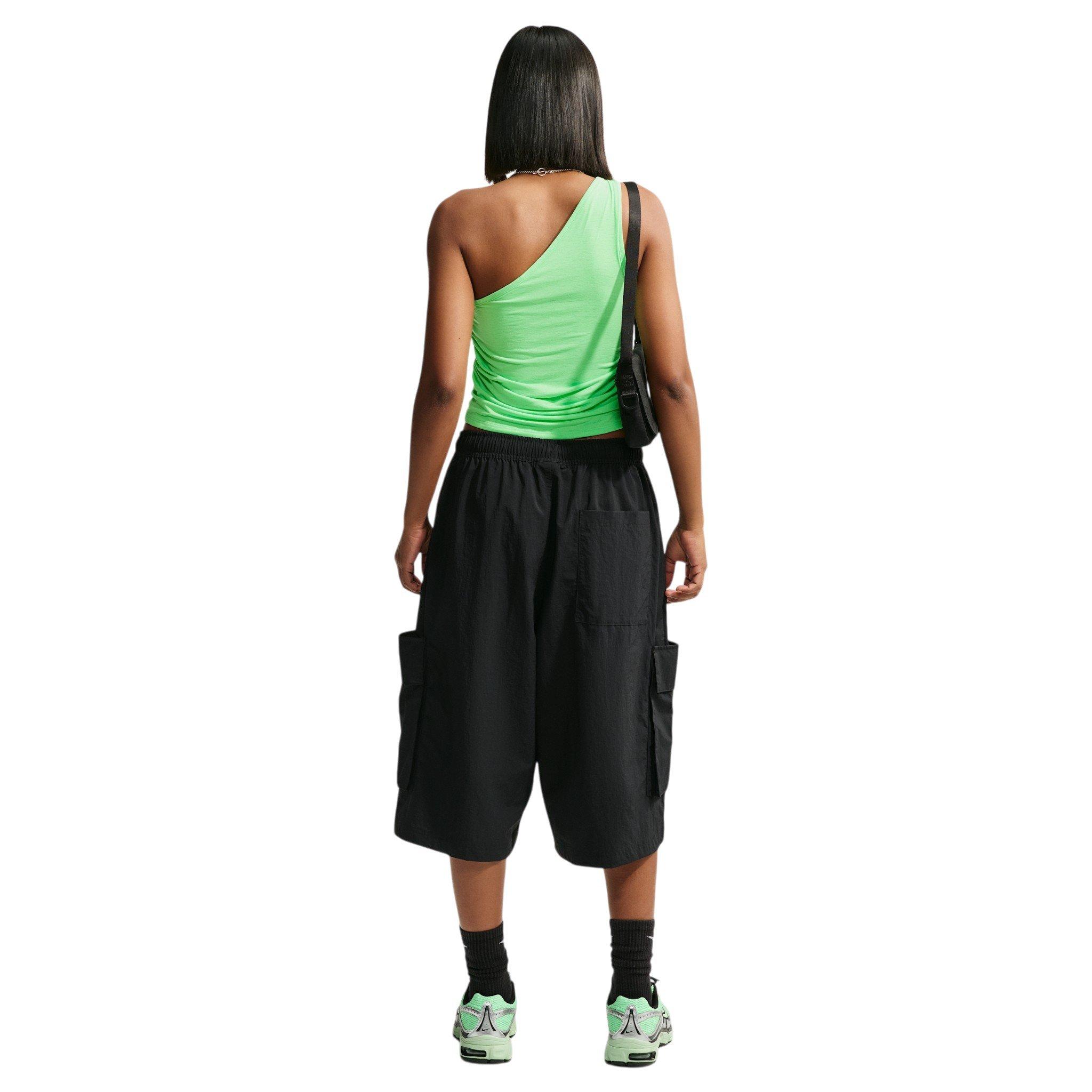 Nike Women's Sportswear Tight One-Shoulder Tank Top - Green - GREEN