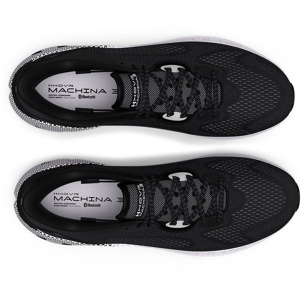 Under Armour HOVR Machina 3 Men's Running Shoe - BLACK/WHITE Thumbnail View 4