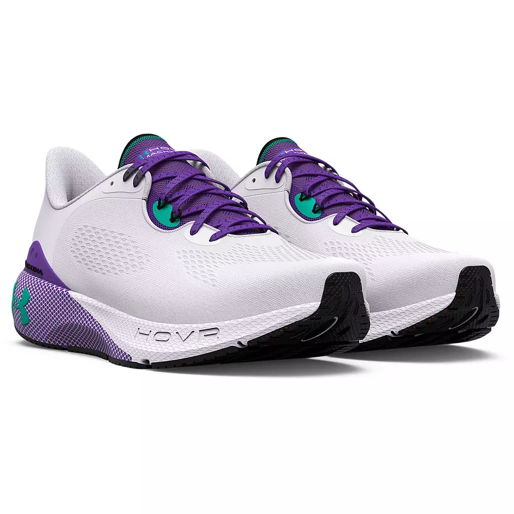 Under Armour HOVR Machina 3 Men's Running Shoe - WHITE/PURPLE