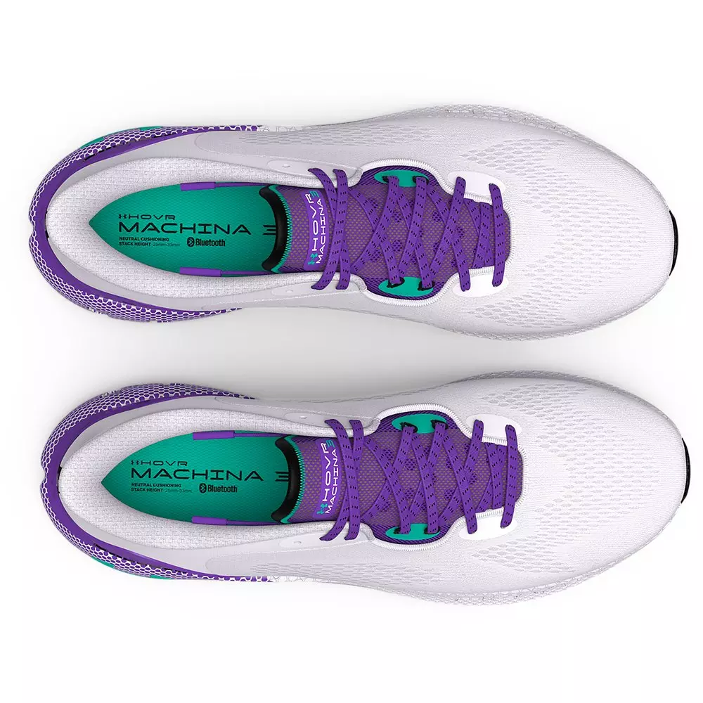 Under Armour HOVR Machina 3 Men's Running Shoe - WHITE/PURPLE
