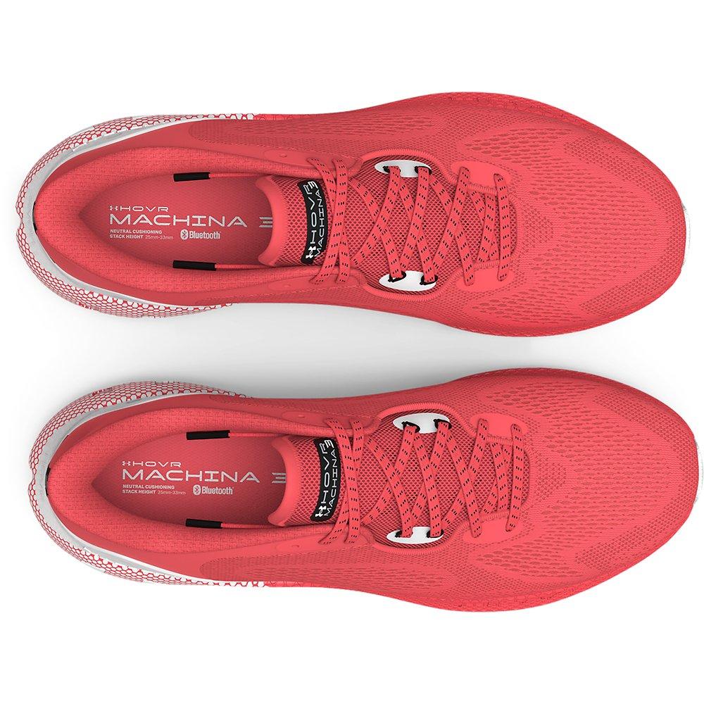 Under Armour HOVR Machina 3 Men's Running Shoe - RED/WHITE Thumbnail View 4