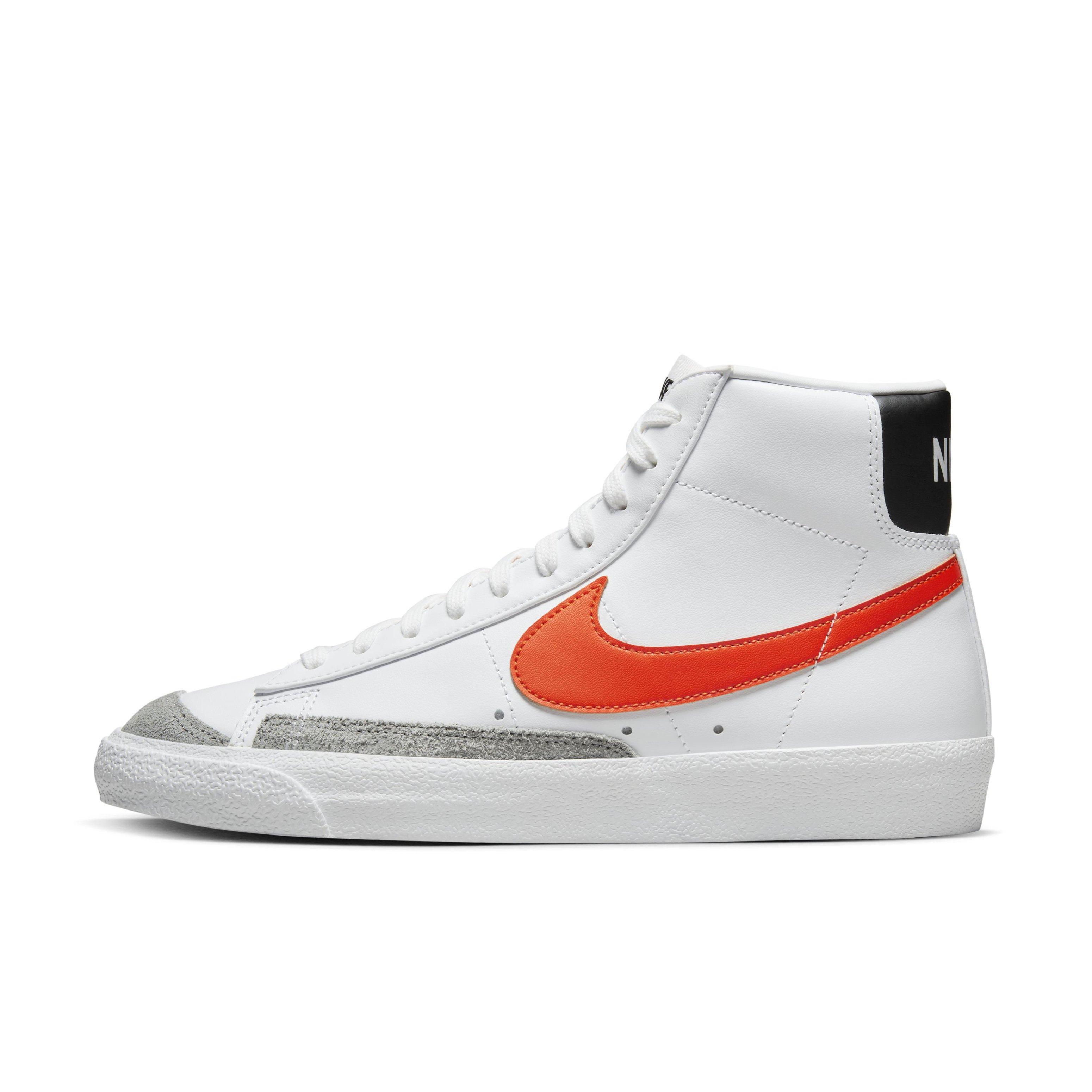 Blazer Mid '77 Vintage "White/Wolf Grey/Black/Safety Orange" Men's