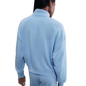 Nike Women's Sportswear Club Fleece Loose Track Jacket - Blue